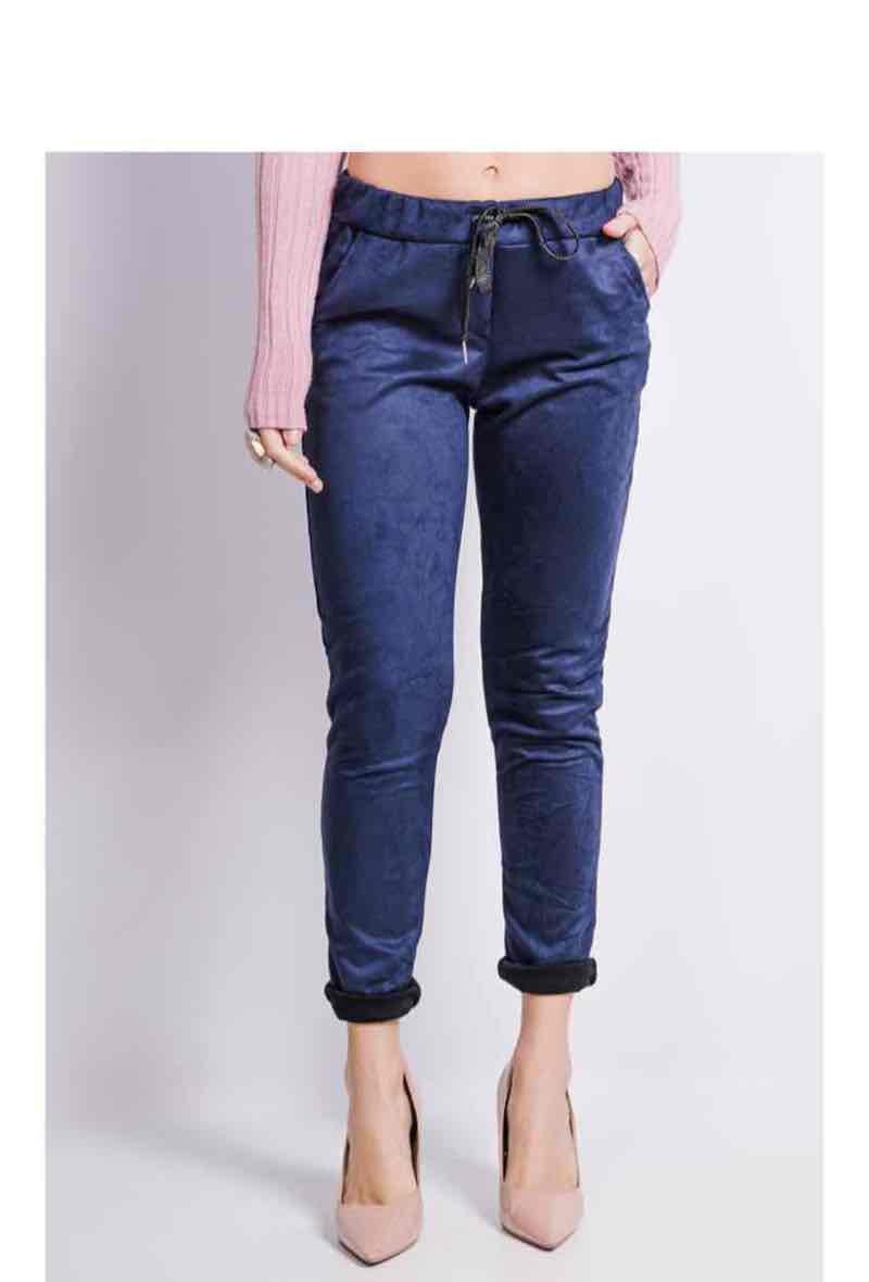 Wholesaler Chana Mod - Suede joggers pants