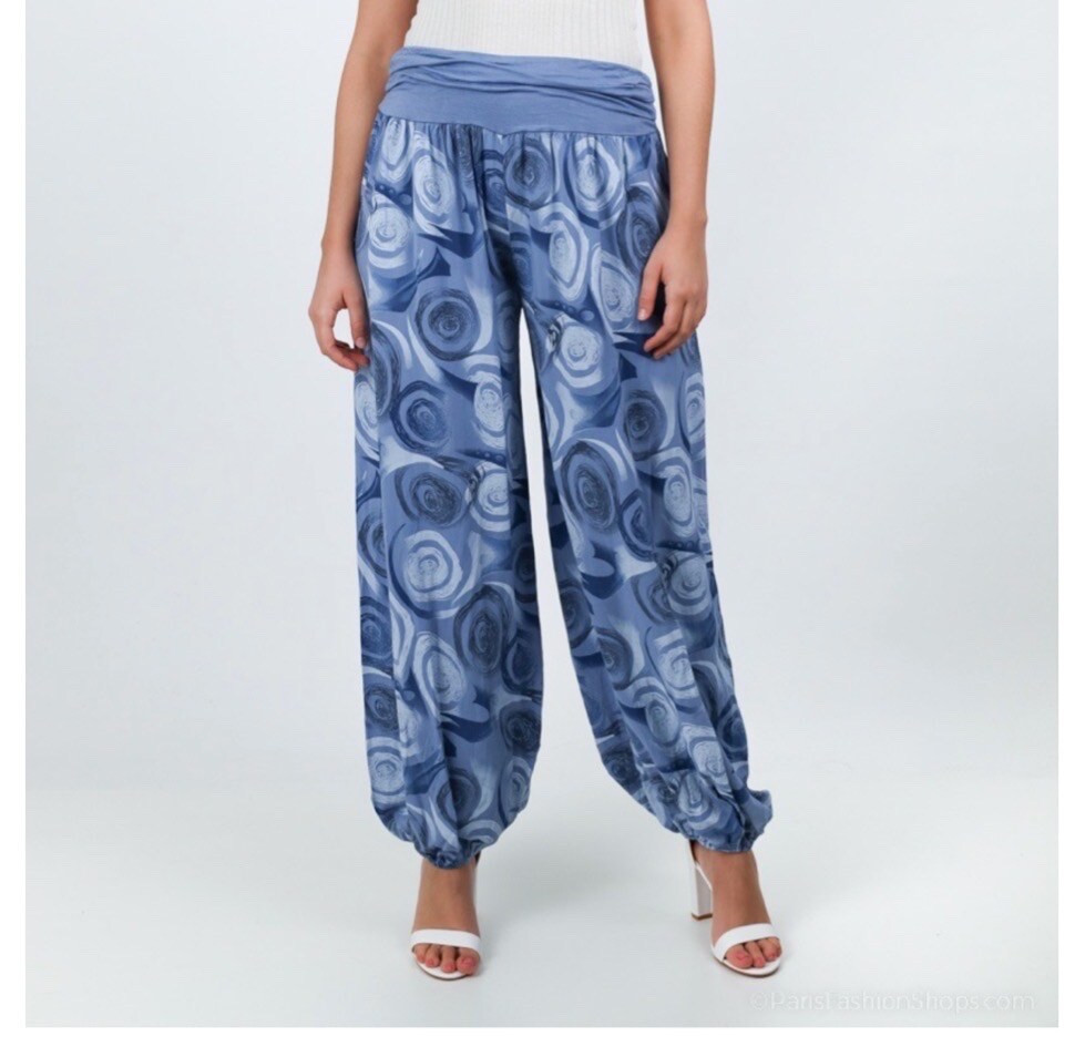Wholesaler Chana Mod - ALADDIN PANTS WITH SPIRAL PRINT