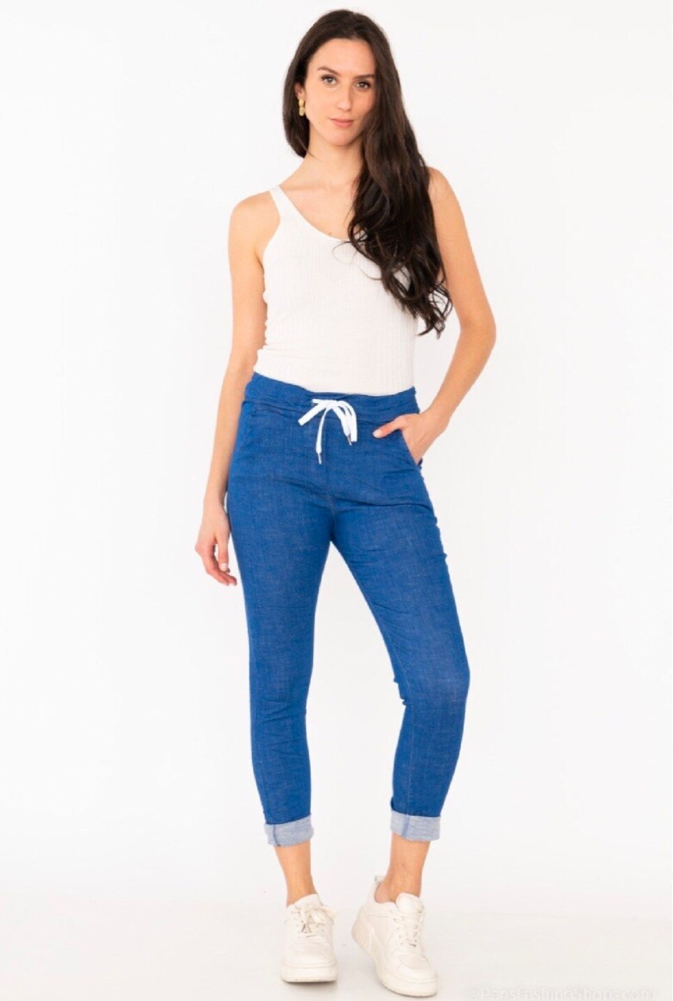 Wholesaler Chana Mod - Denim print pant