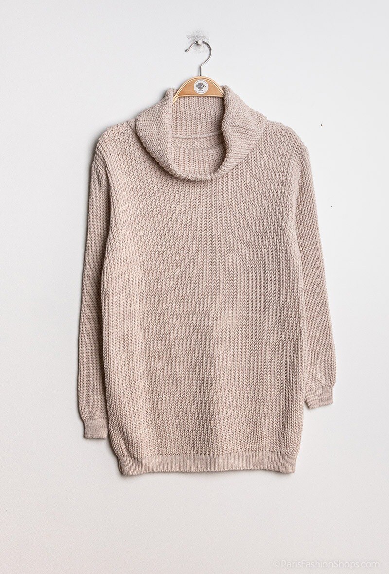 Grossiste Chana Mod - Pull à col roulé