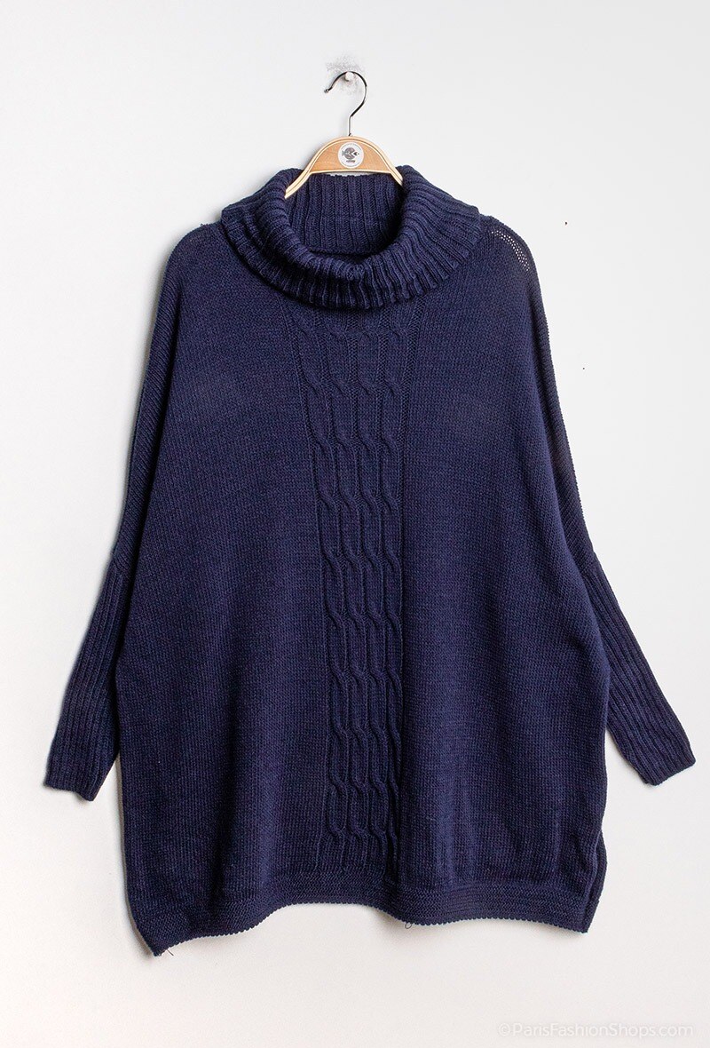 Grossiste Chana Mod - Robe pull torsadée