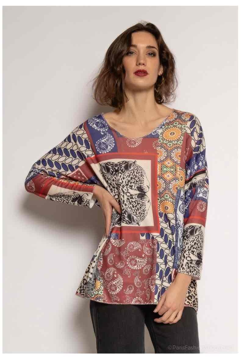 Wholesaler Chana Mod - Printed sweater