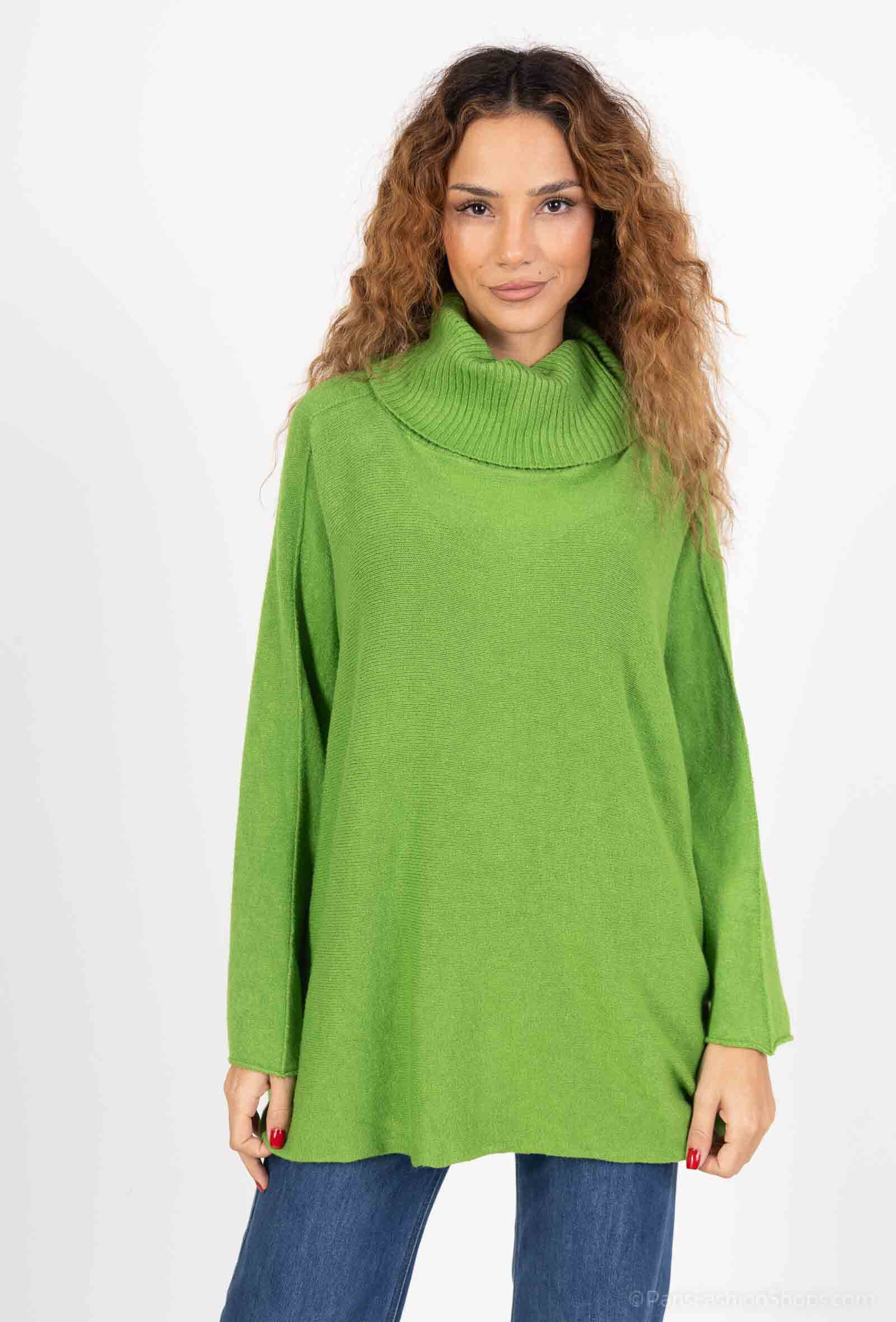 Wholesaler Chana Mod - Plus size turtleneck sweater