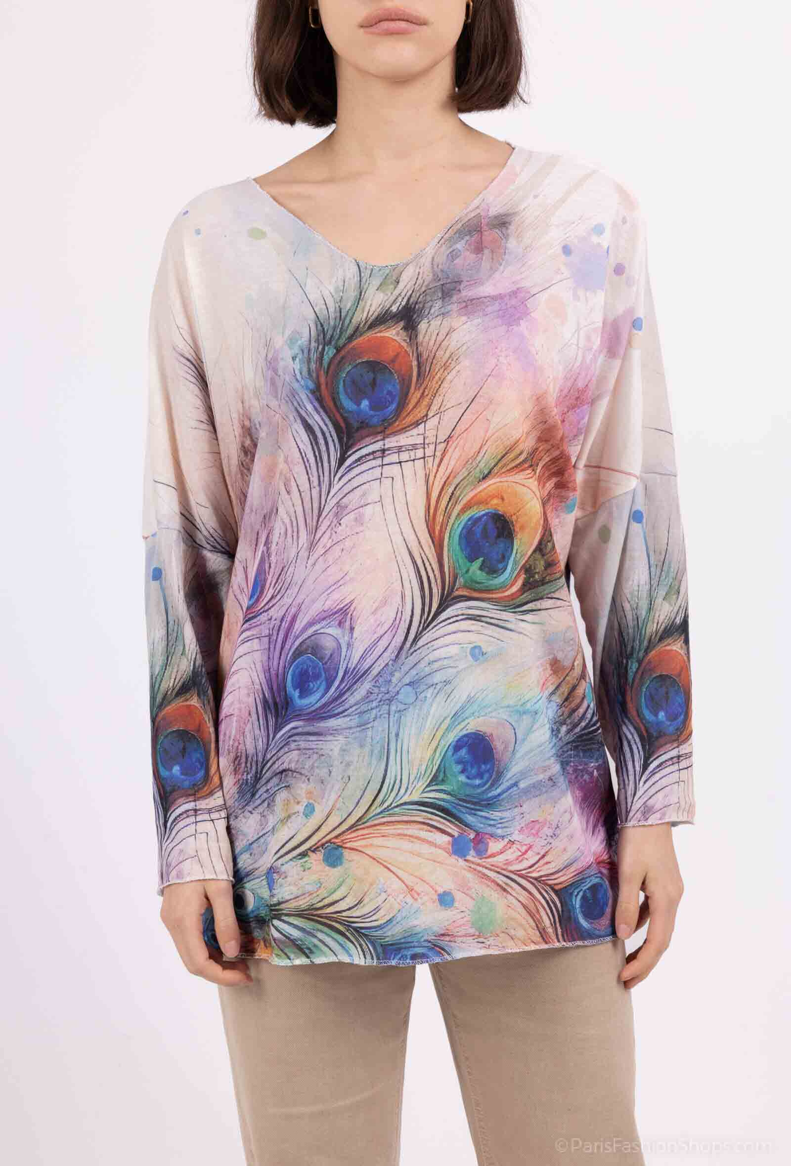 Wholesaler Chana Mod - PRINTED SWEATER