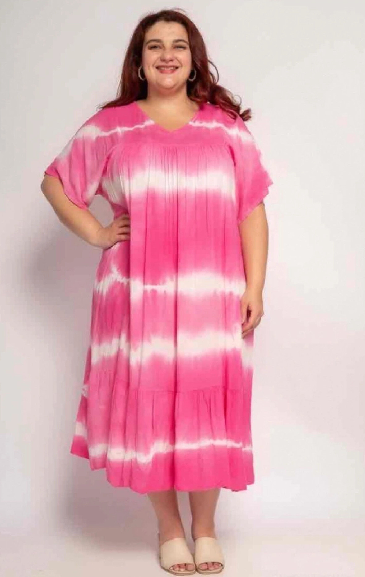 Grossiste Chana Mod - ROBE IMPRIMEE TIE AND DIE