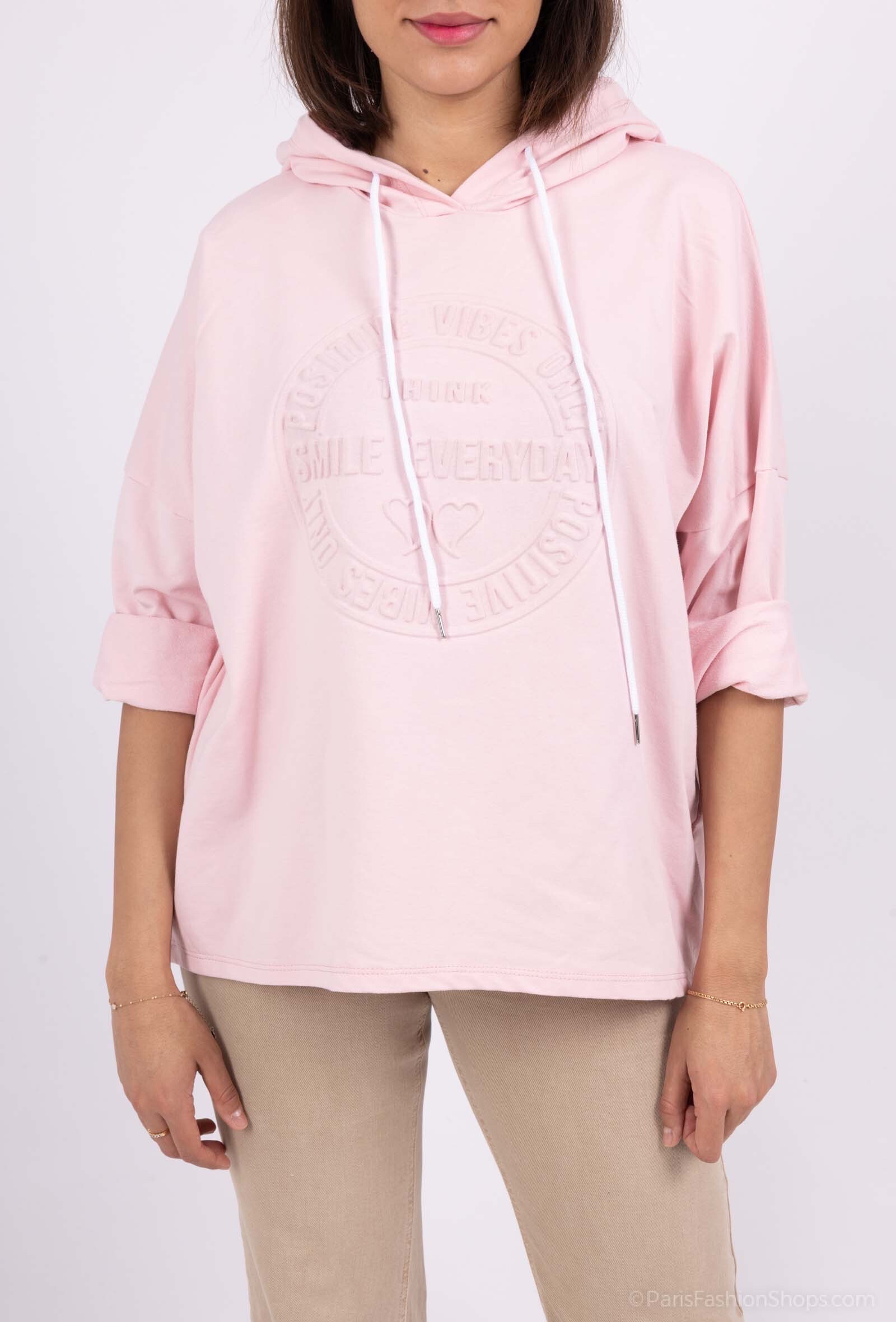 Wholesaler Chana Mod - Printed sweatshirt with patterned pattern