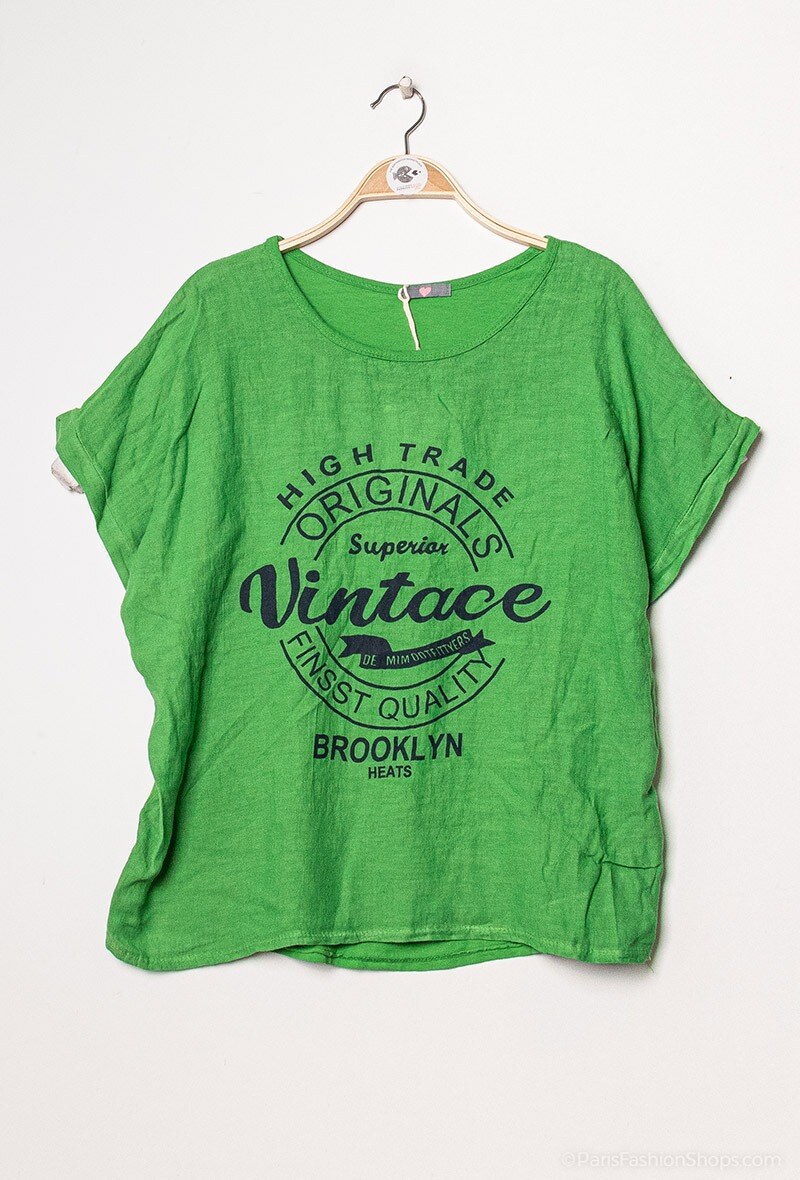 Grossiste Chana Mod - T-shirt imprimé