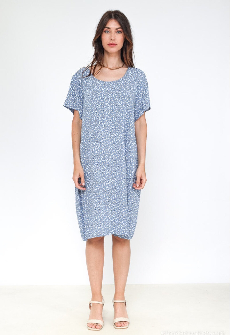 Großhändler Chana Mod - KLEID MIT KLEINEN BLUMEN