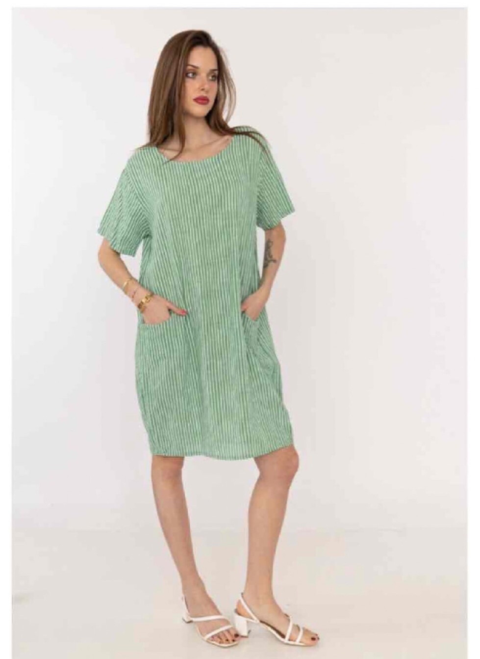 Wholesaler Chana Mod - Loose striped dress