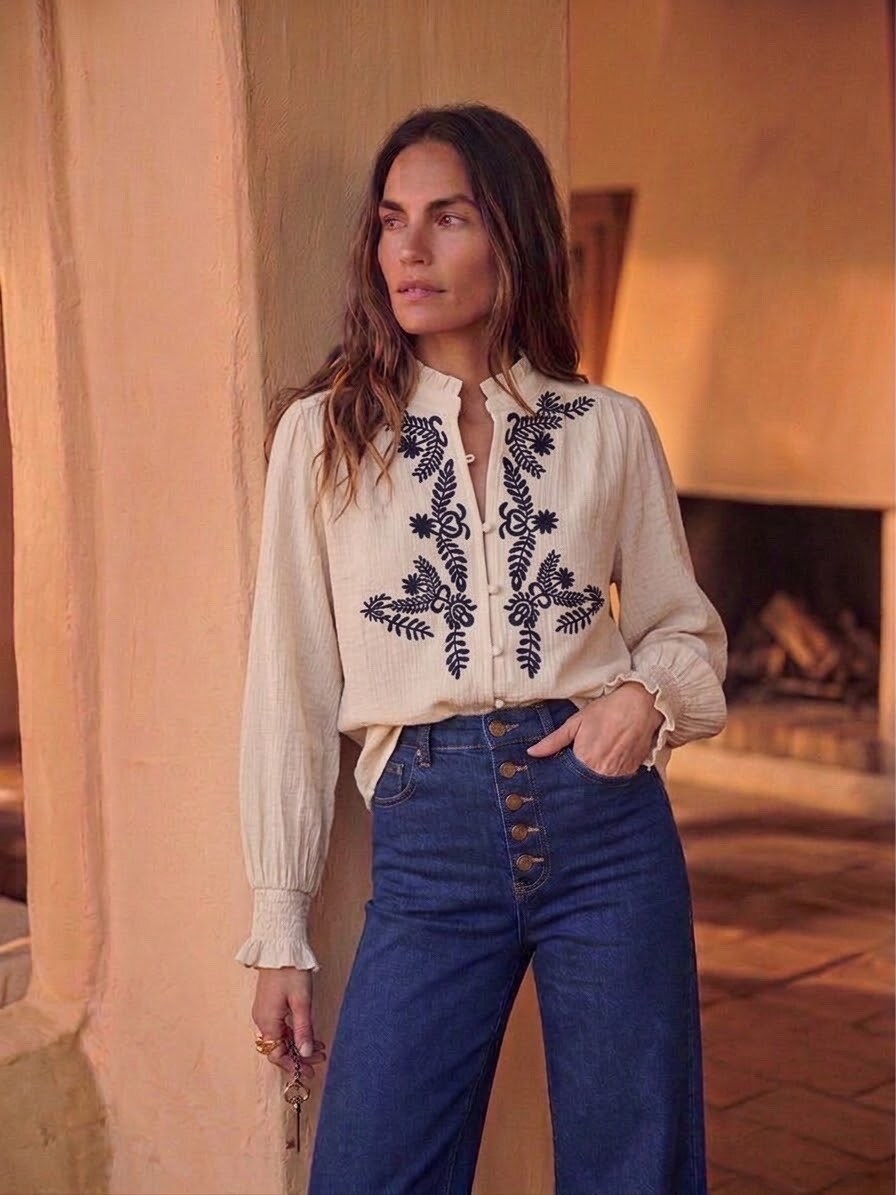 Mayorista Charlior - Blusa bordada