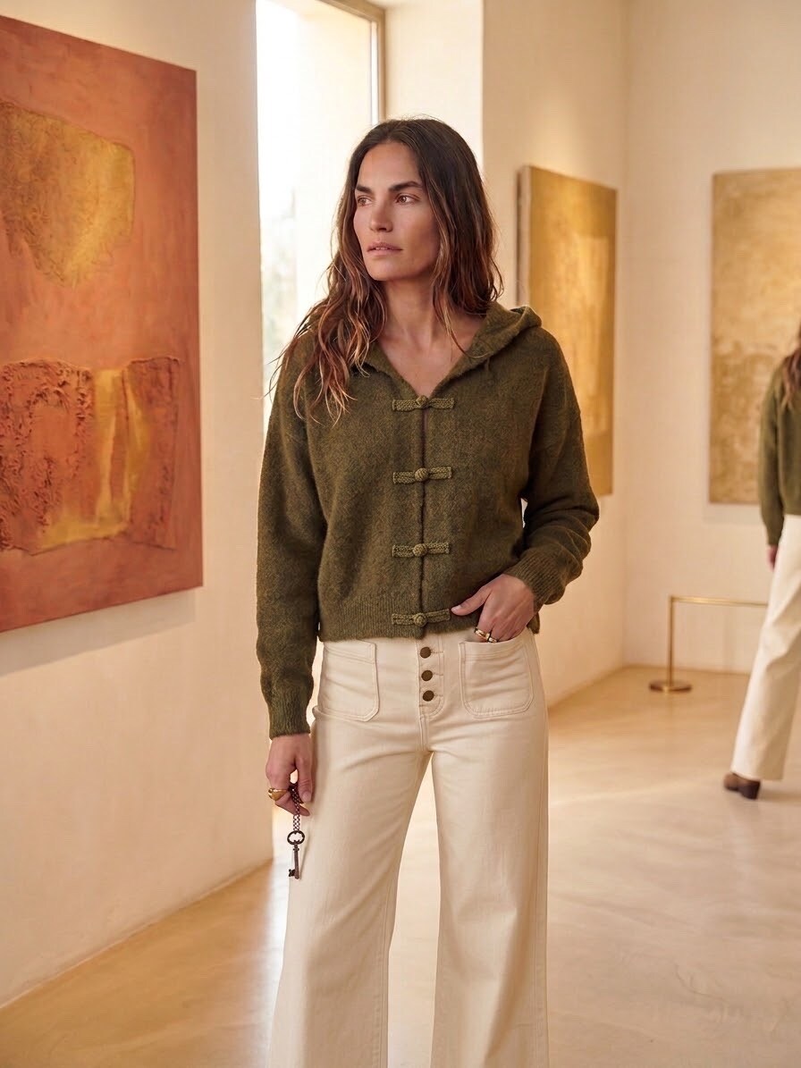 Grossista Charlior - Gilet con cappuccio