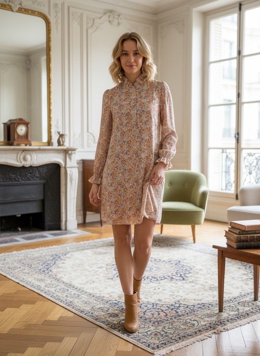 Grossiste Charlior - Robe fleuries
