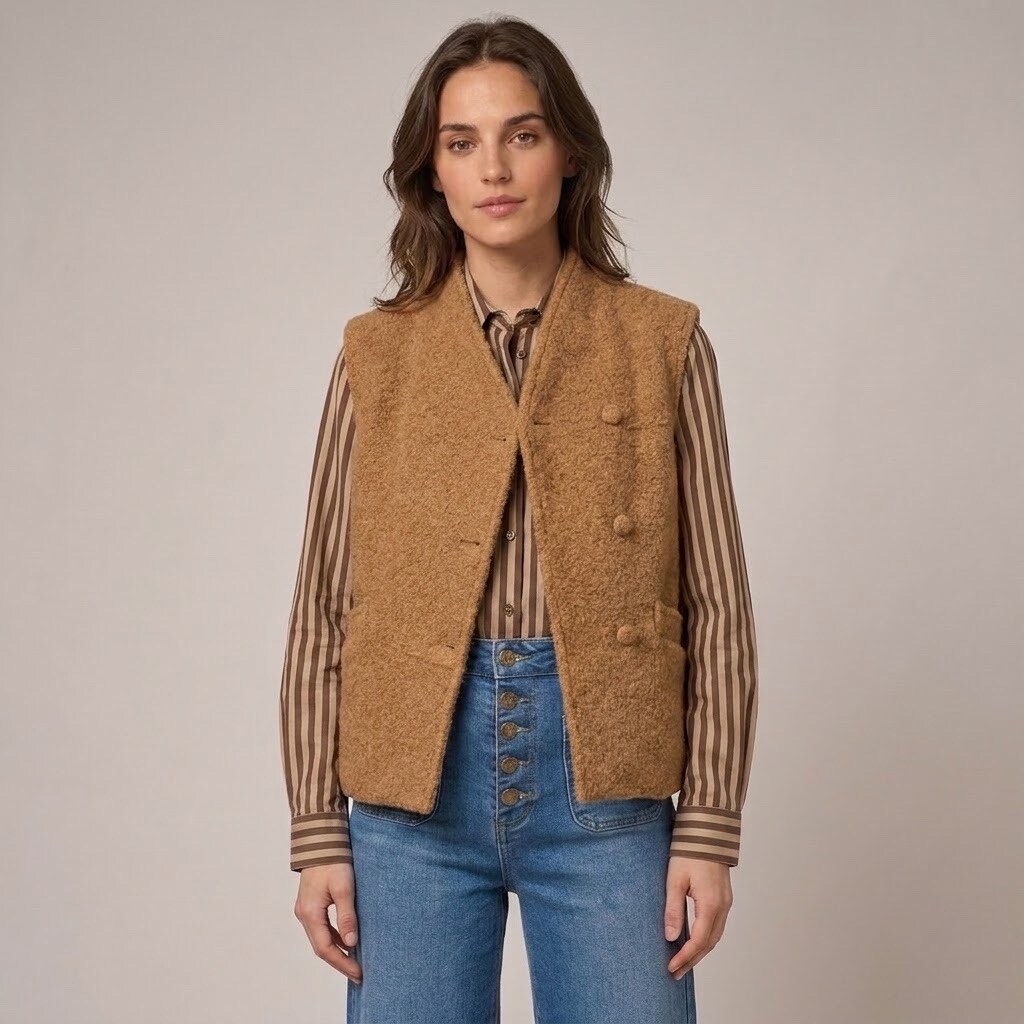 Großhändler Charlior - Ärmellose Jacke