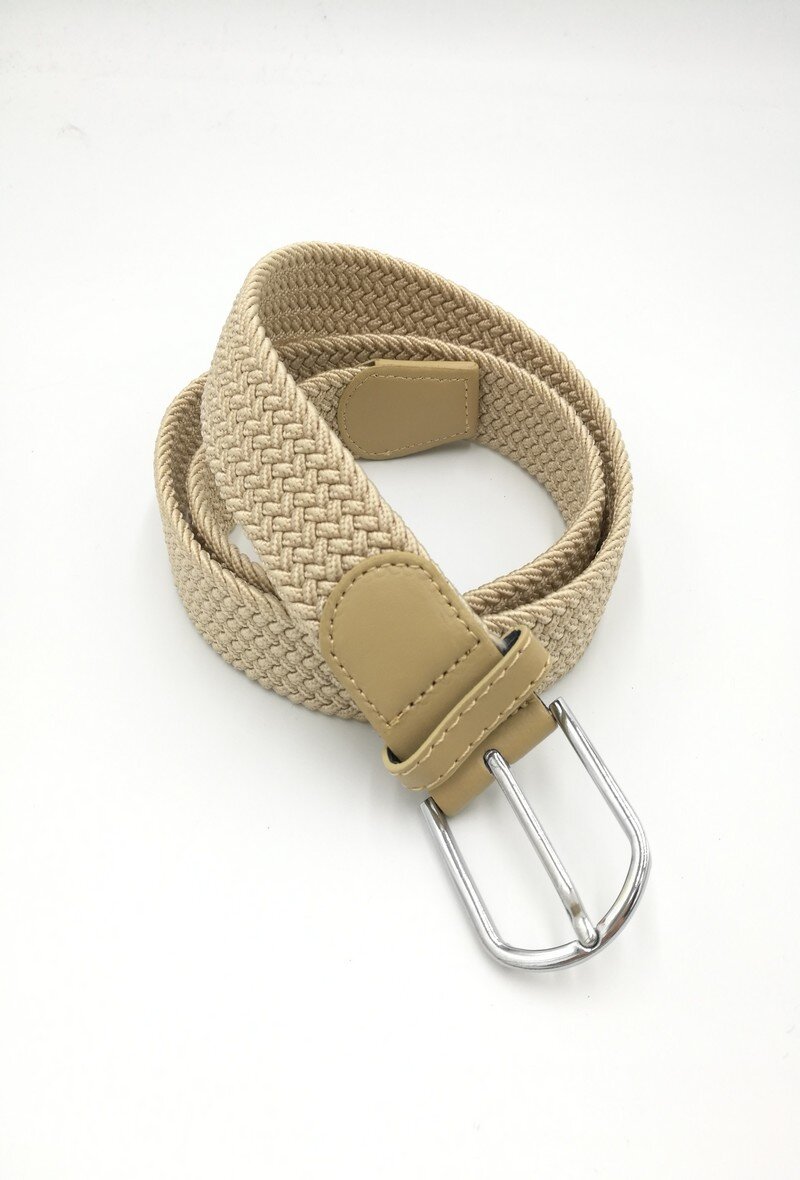 Grossiste Charmant - Ceinture élastique tressée unie large