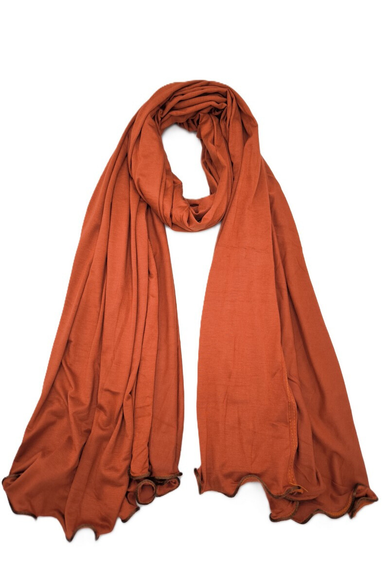 Wholesaler Charmant - Jersey scarf with border