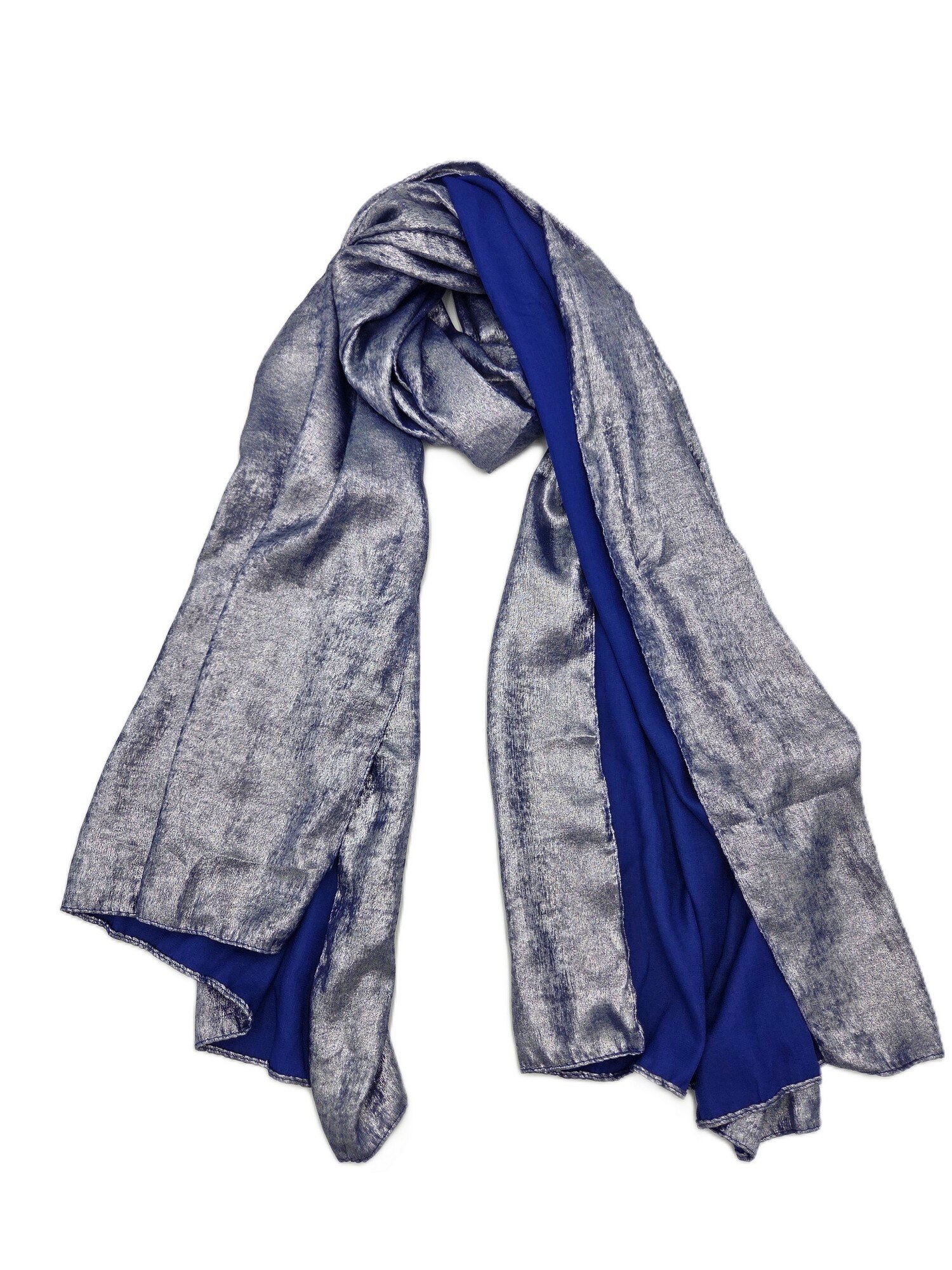 Wholesaler Charmant - Reversible scarf with one shiny side and one solid color side
