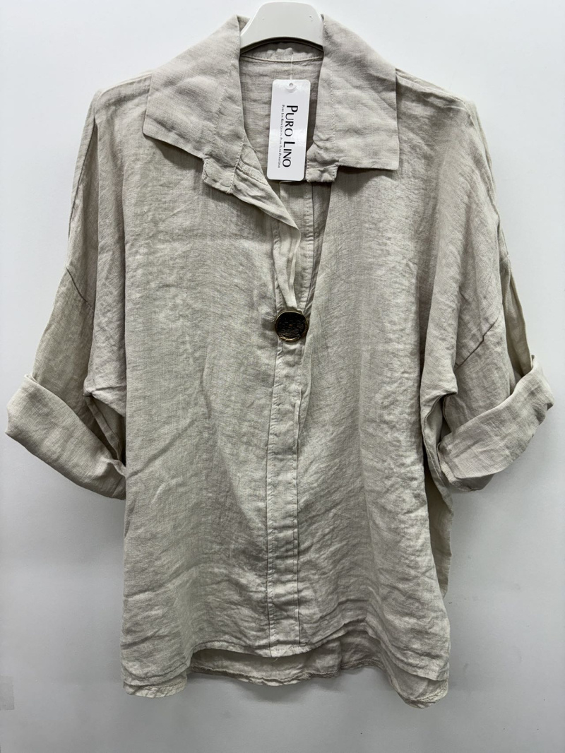 Grossiste Charmante - Blouse en lin (made in italy)
