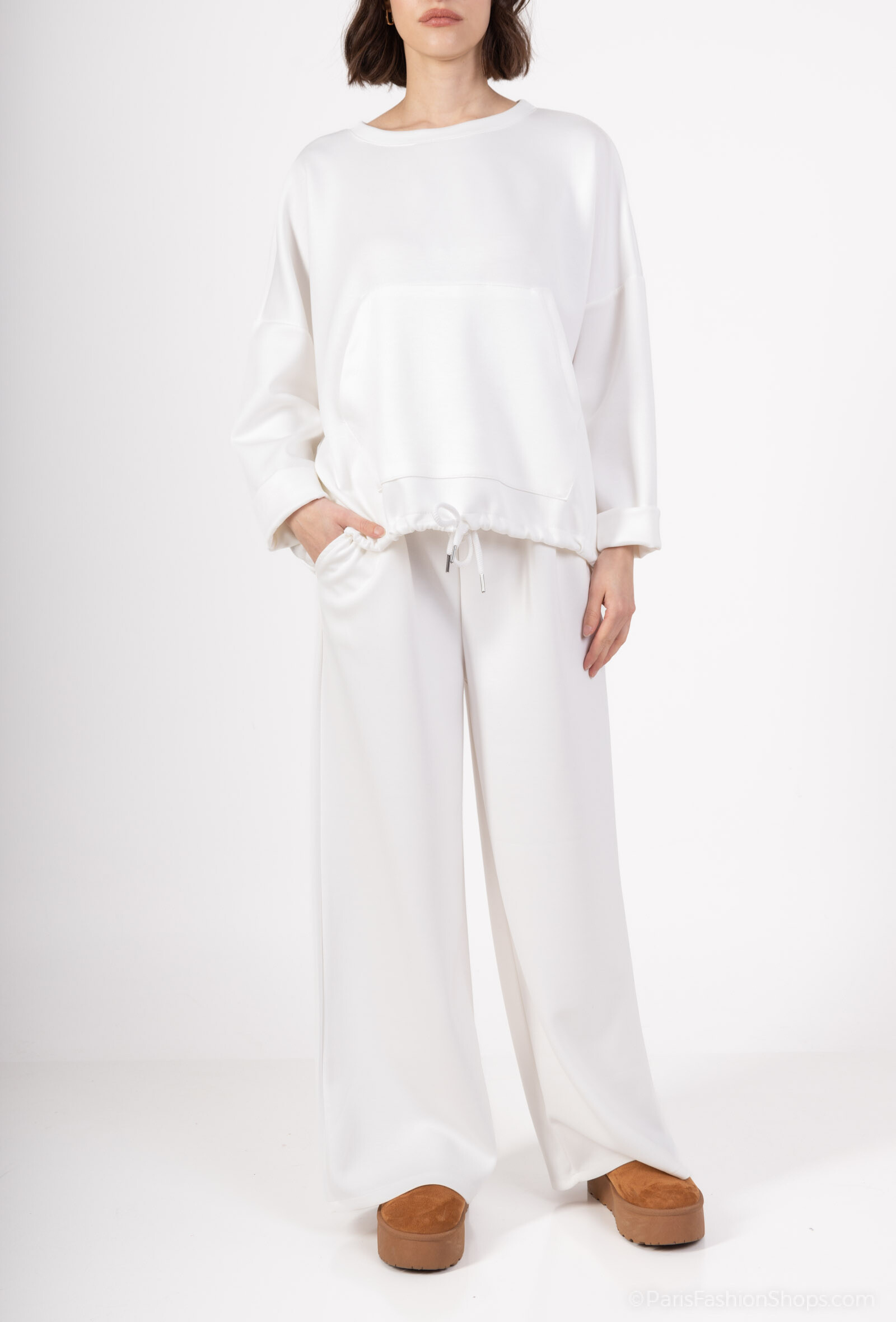 Wholesaler Charmante - Blouse (Made in Italy) Fabric (modal air layer)