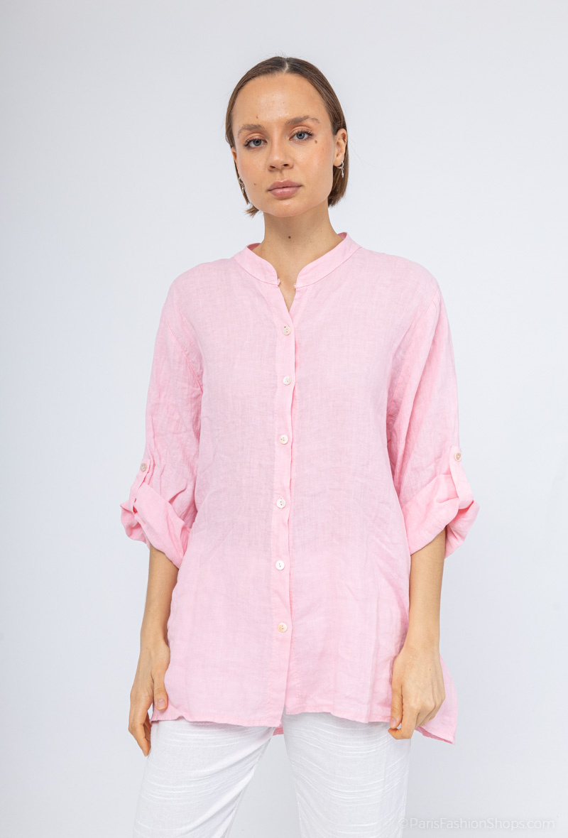 Wholesaler Charmante - Linen shirt (made in Italy)