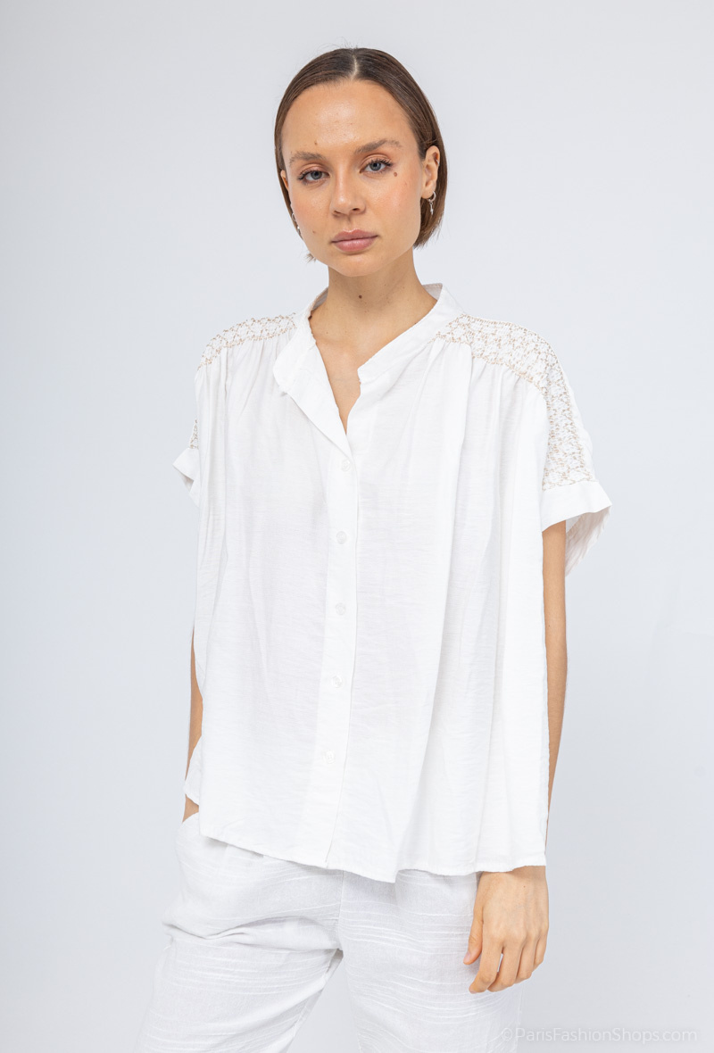 Wholesaler Charmante - Viscose shirt (made in Italy)