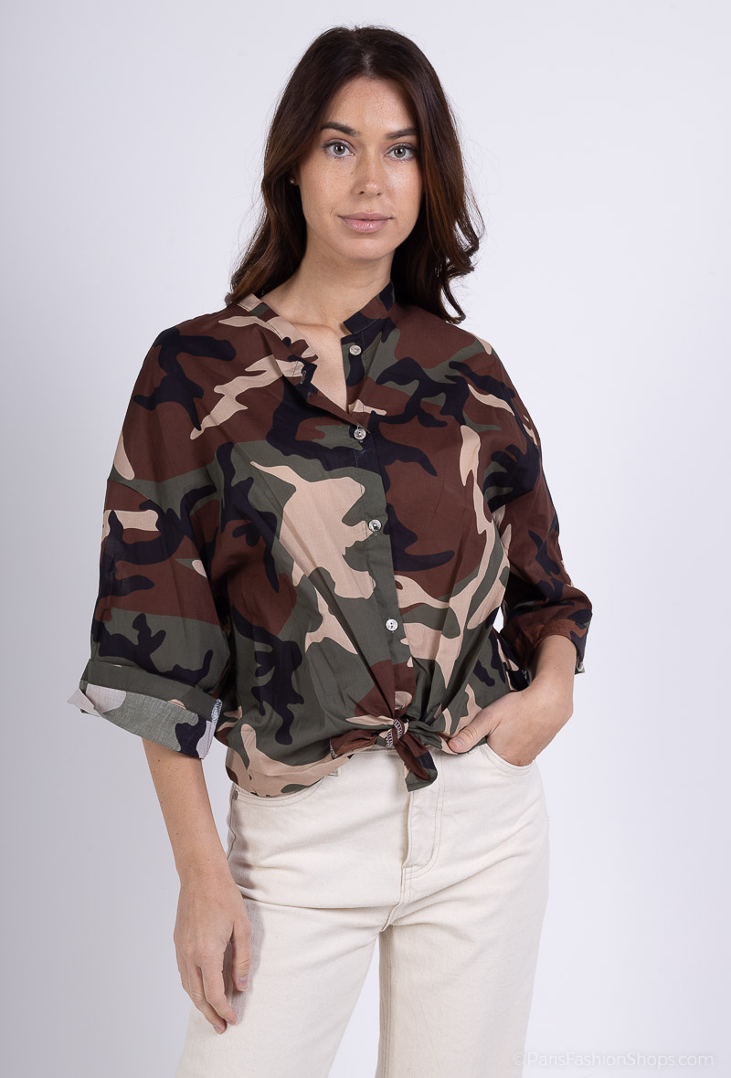 Wholesaler Charmante - Cotton shirt (Made in Italy)