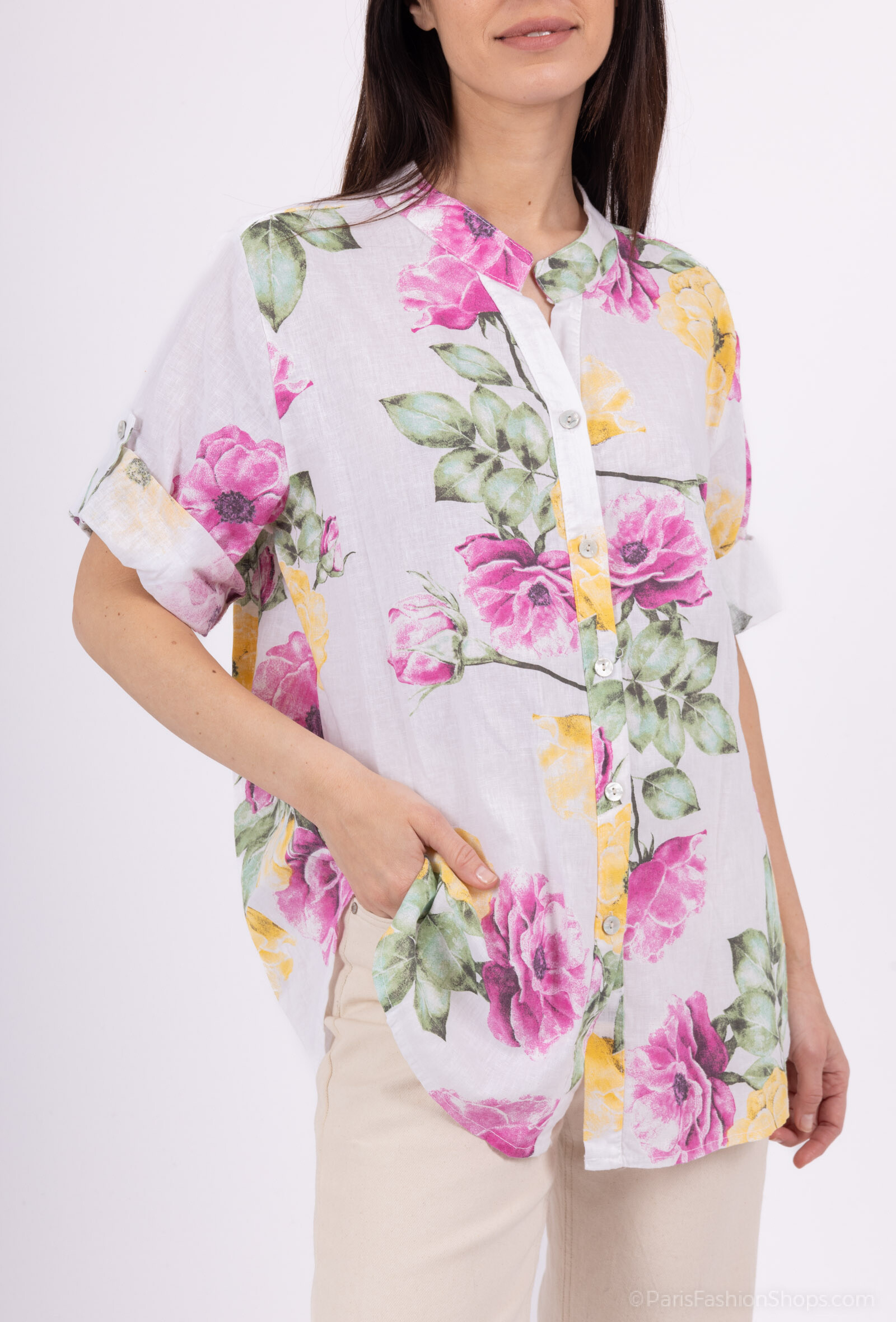 Wholesaler Charmante - Linen shirt (made in Italy)