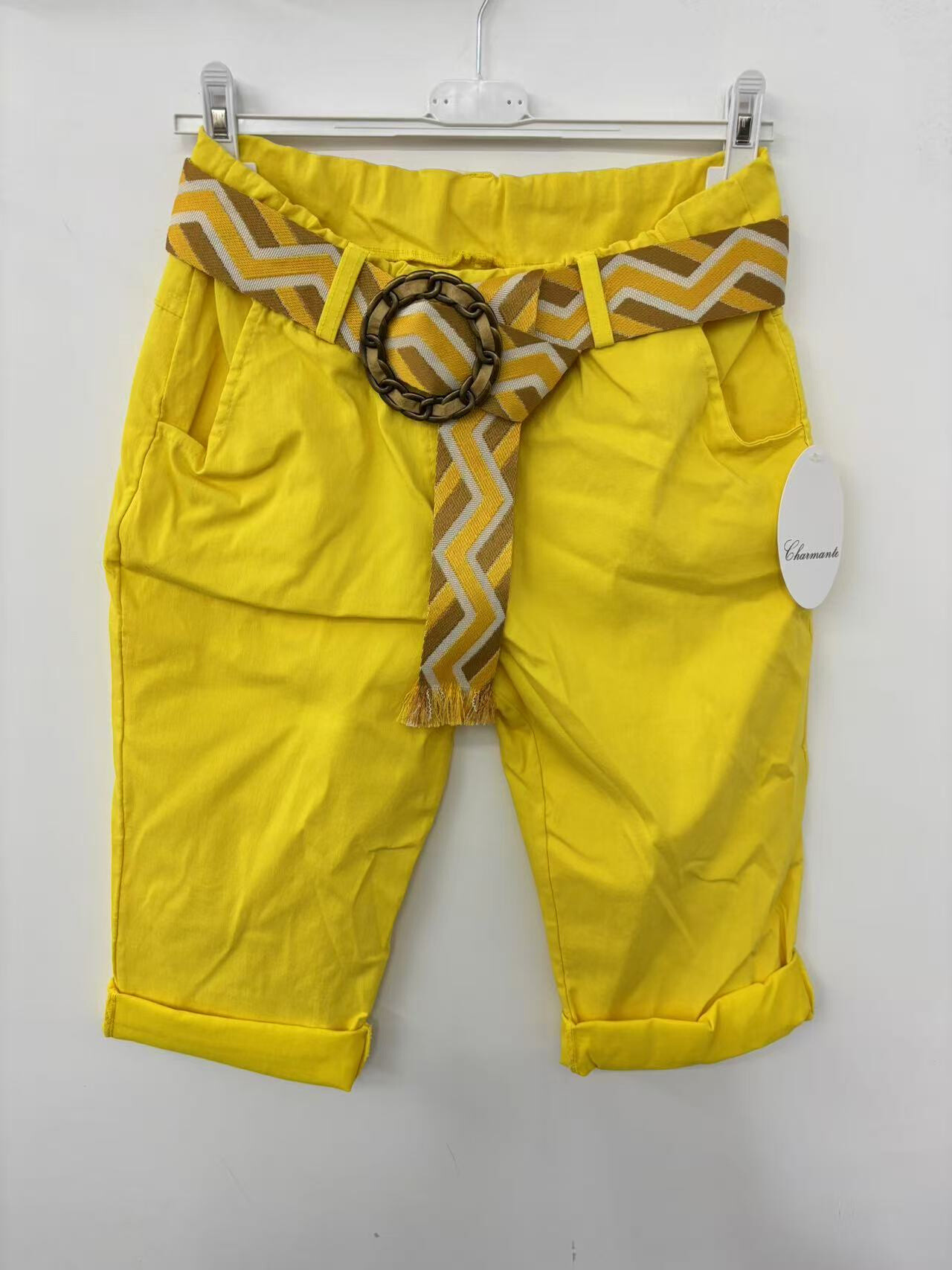 Grossiste Charmante - pantacour stretch en viscose (made in italy)