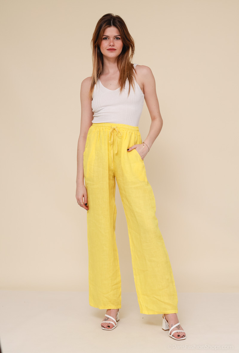 Wholesaler Charmante - Linen pants (made in Italy)