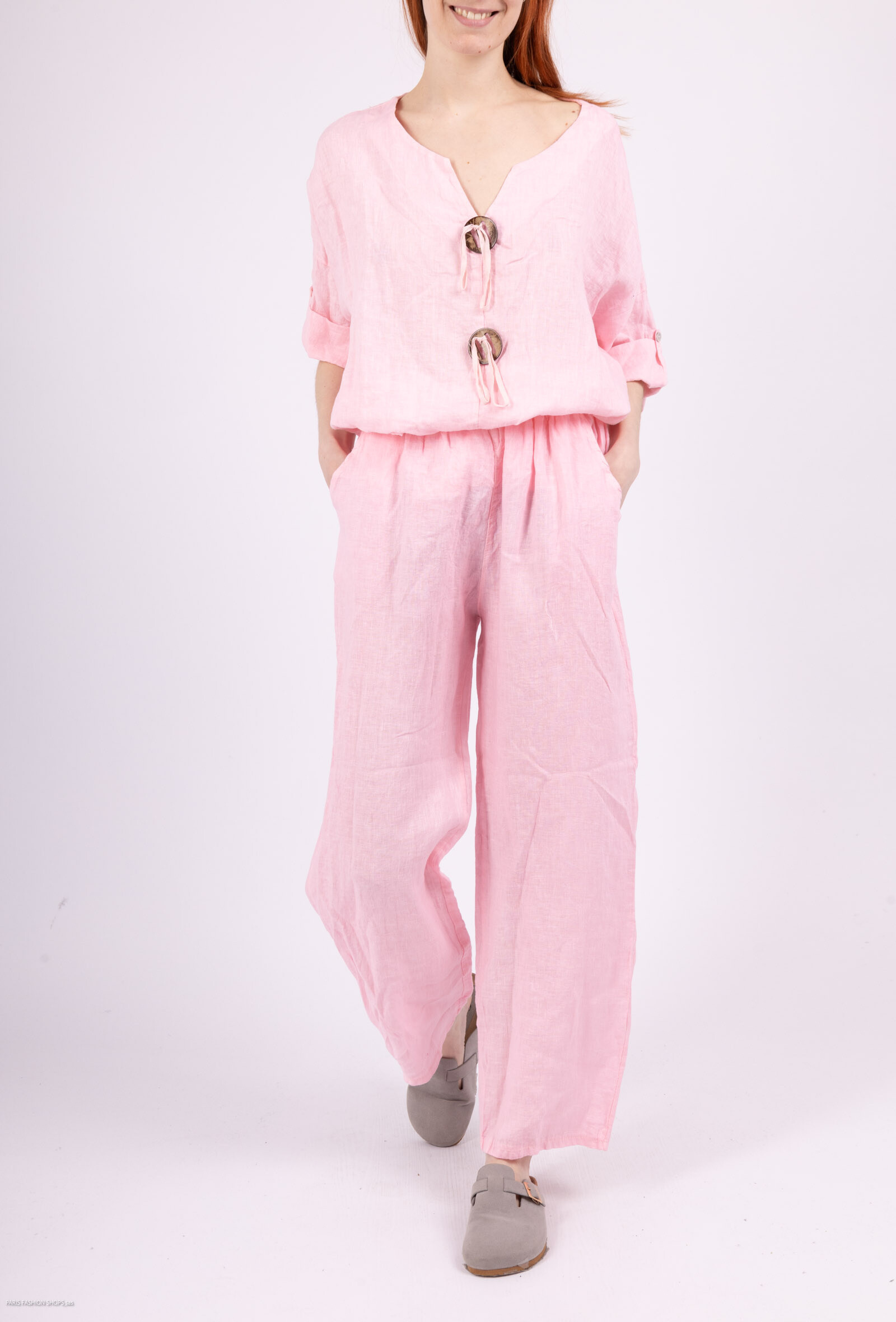 Wholesaler Charmante - Linen pants (Made in Italy)