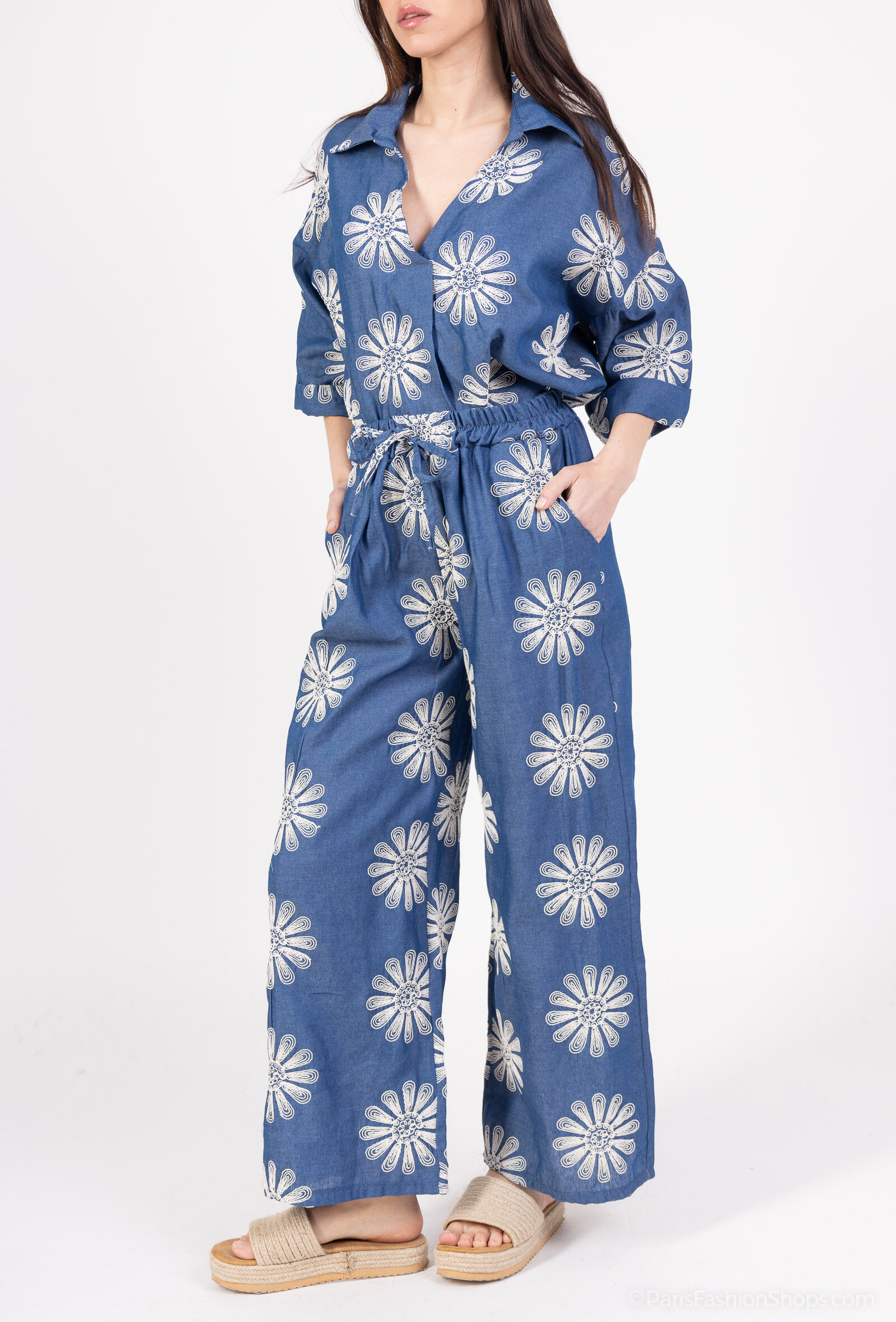 Wholesaler Charmante - Embroidery pants (made in Italy)
