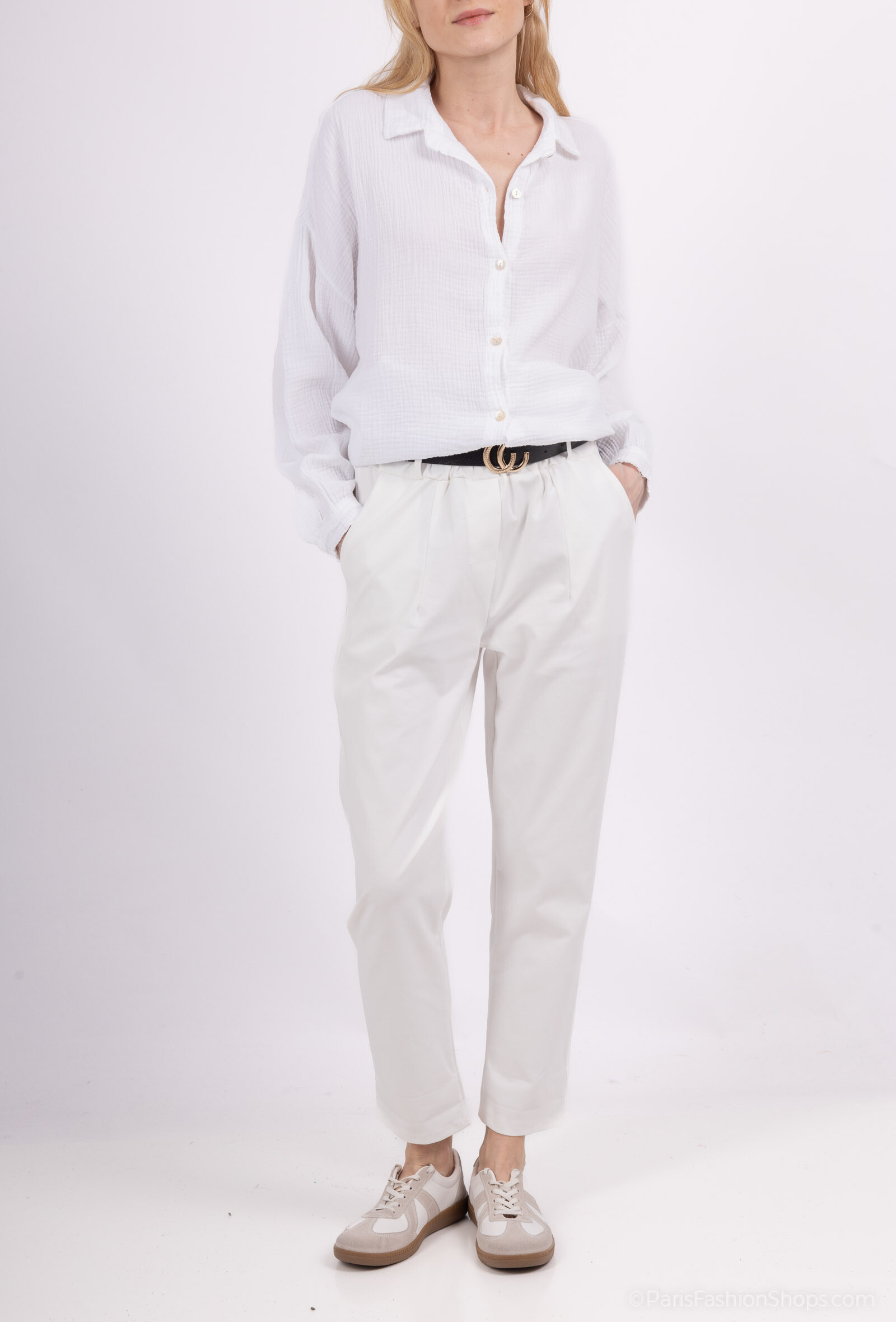 Wholesaler Charmante - Stretch cotton pants (made in Italy)