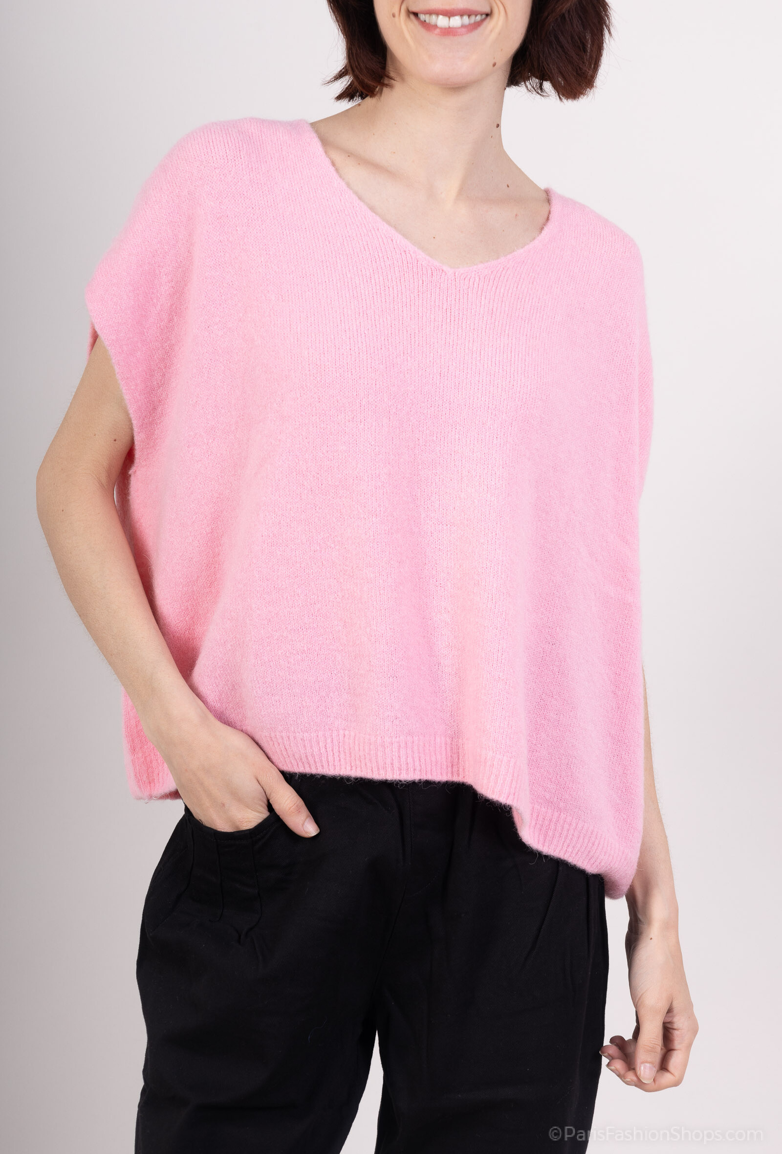 Grossiste Charmante - Pull sans couture en alpaga superfine(Made in Italy)