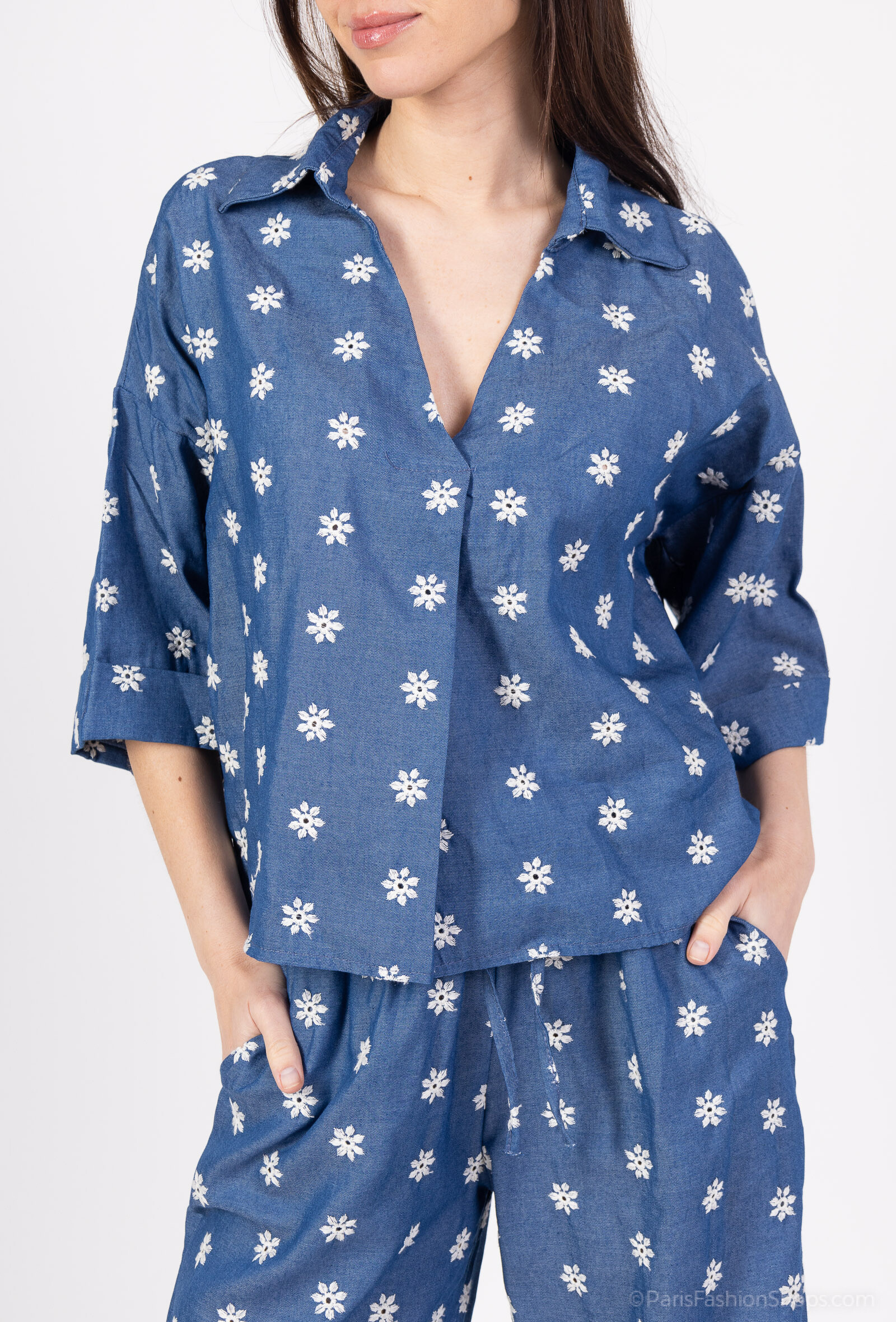 Wholesaler Charmante - Top Embroidery (Made in Italy)