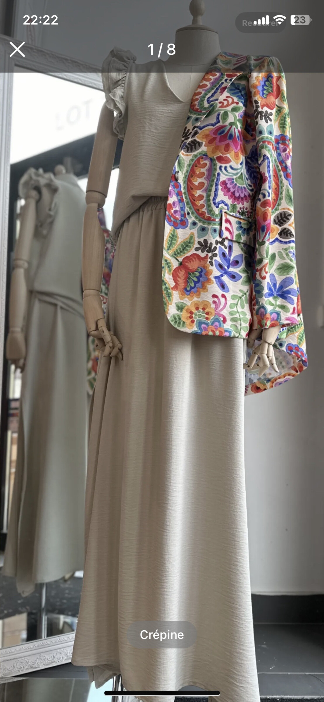Mayorista Charming Girl - Falda crepina