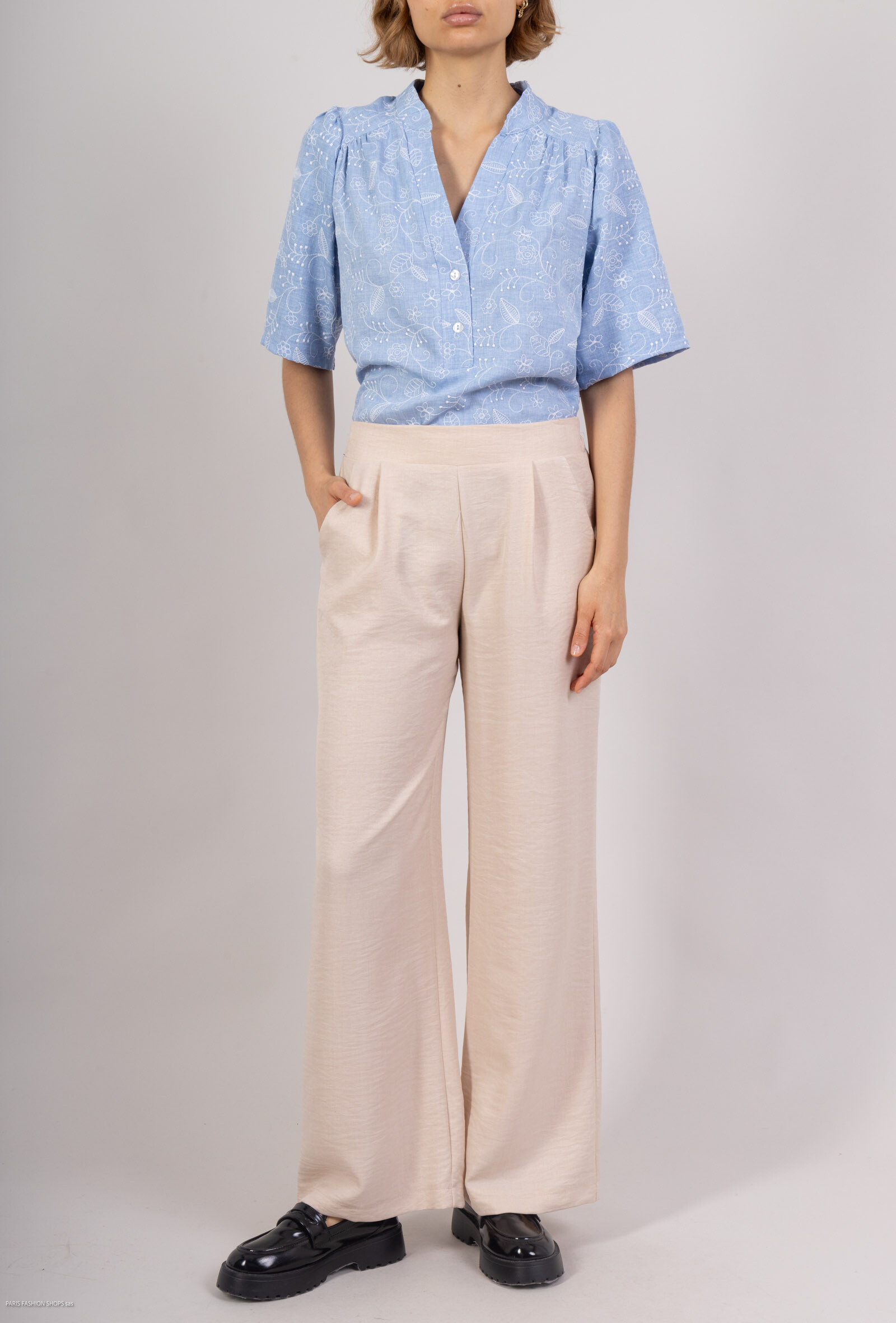 Pantalon Thaly - Beige - 3 - grand format