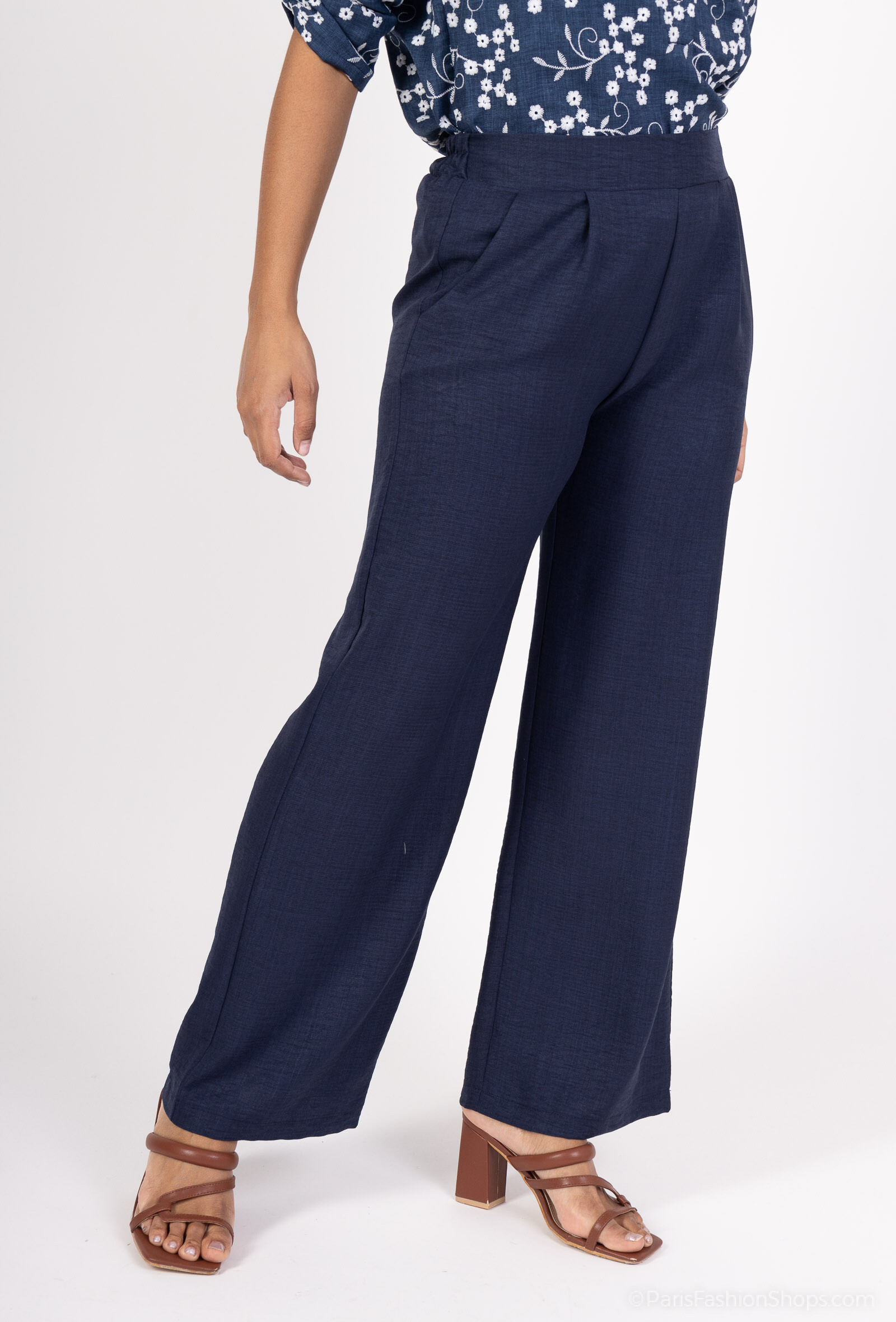 Pantalon Thaly - Marine - 5 - grand format