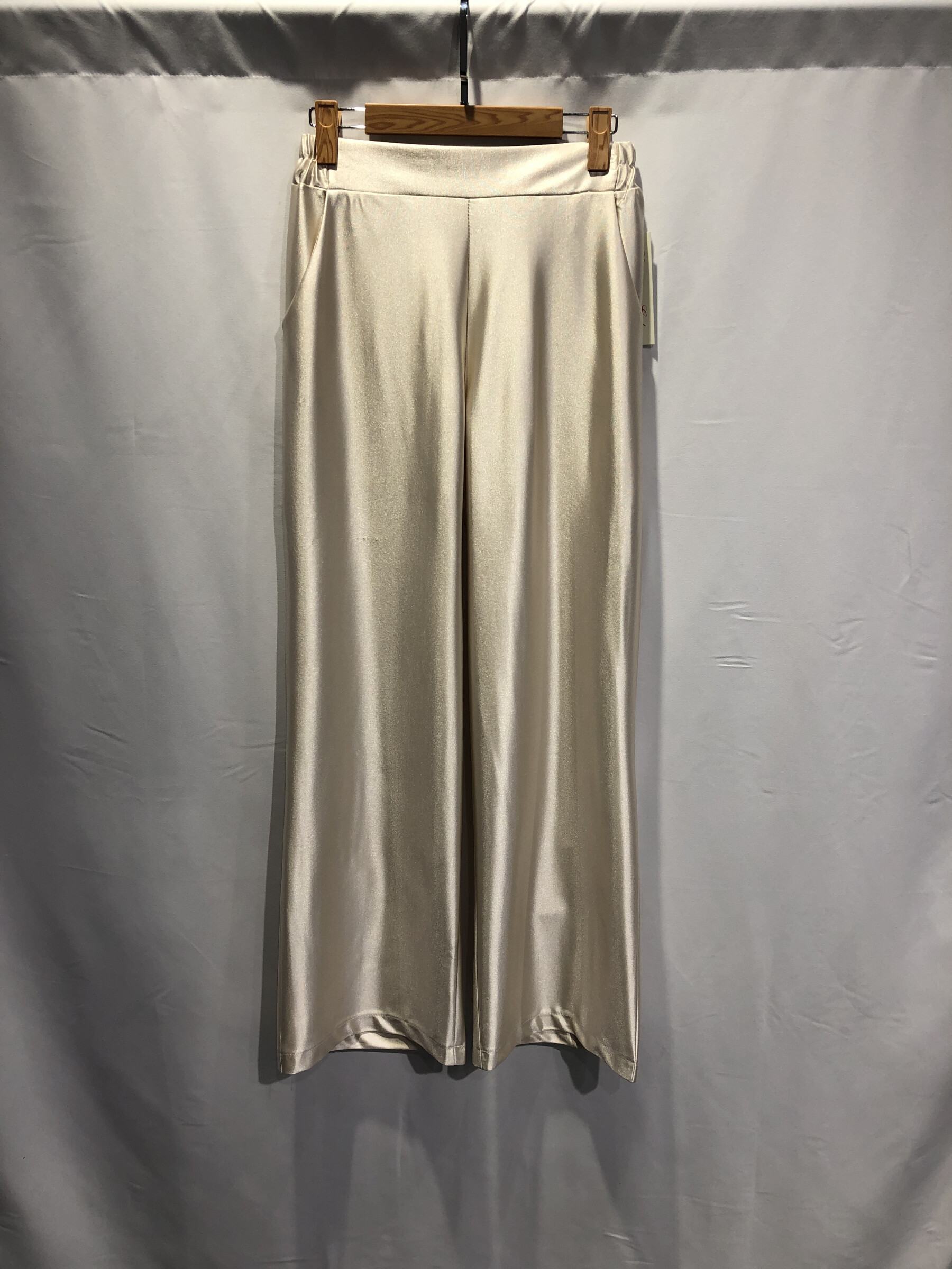 Satinhose - Beige - 4 - Großformat