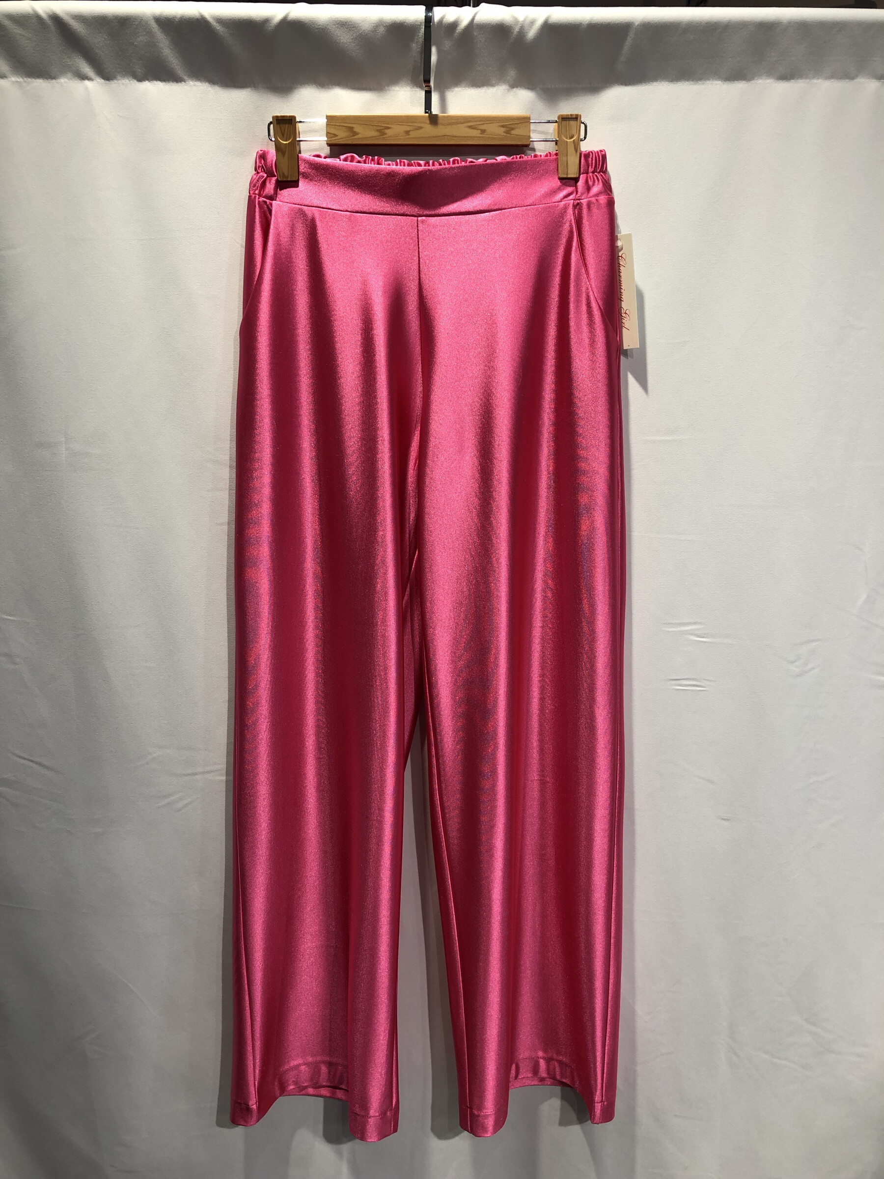 Satinhose - Fuchsie - 3 - Großformat