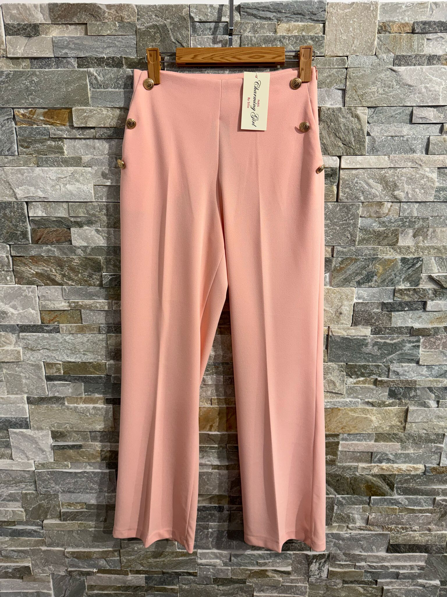 Pantalon Lizon - Nude - 1 - grand format