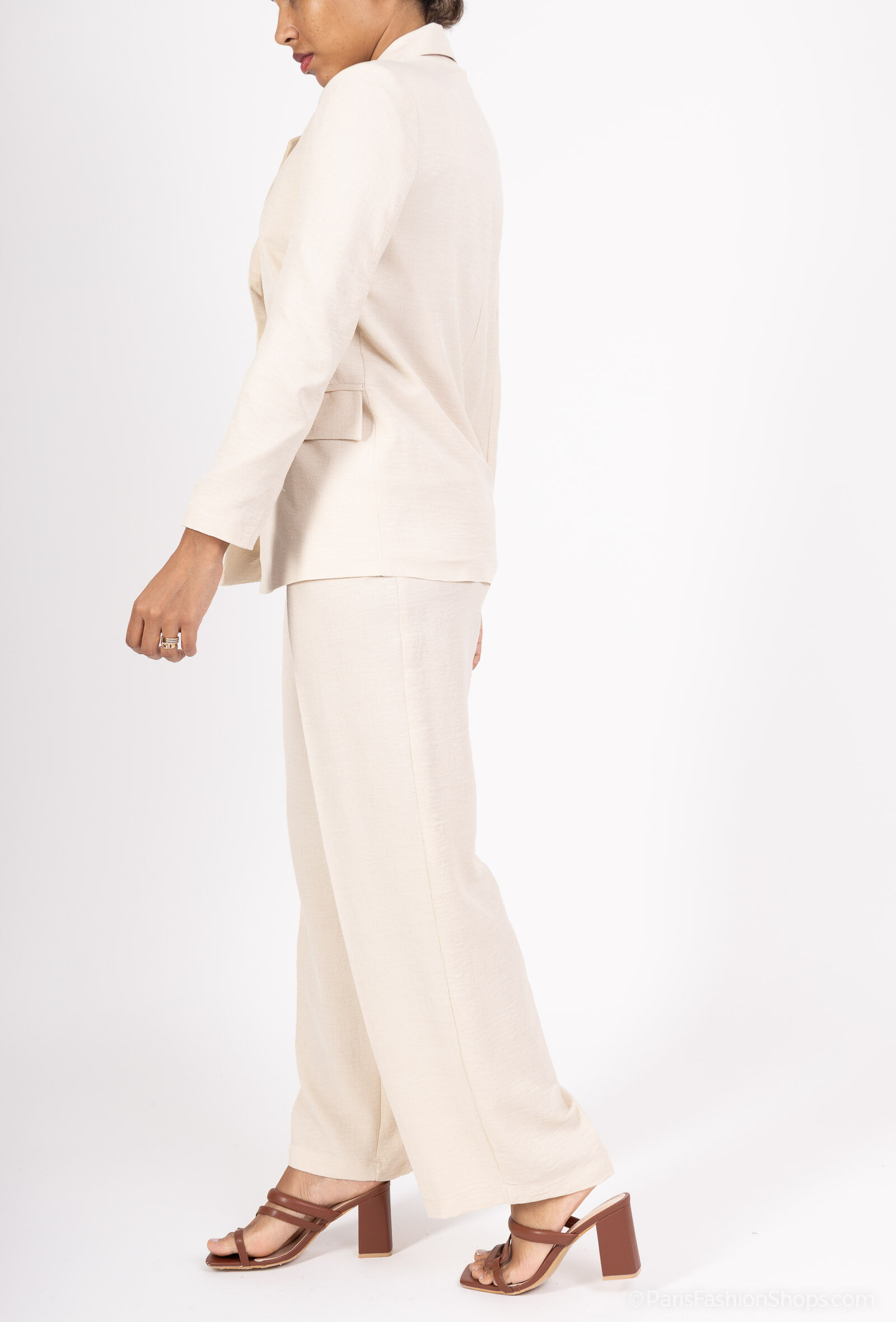 Pantalon Boss - Beige - 2 - grand format