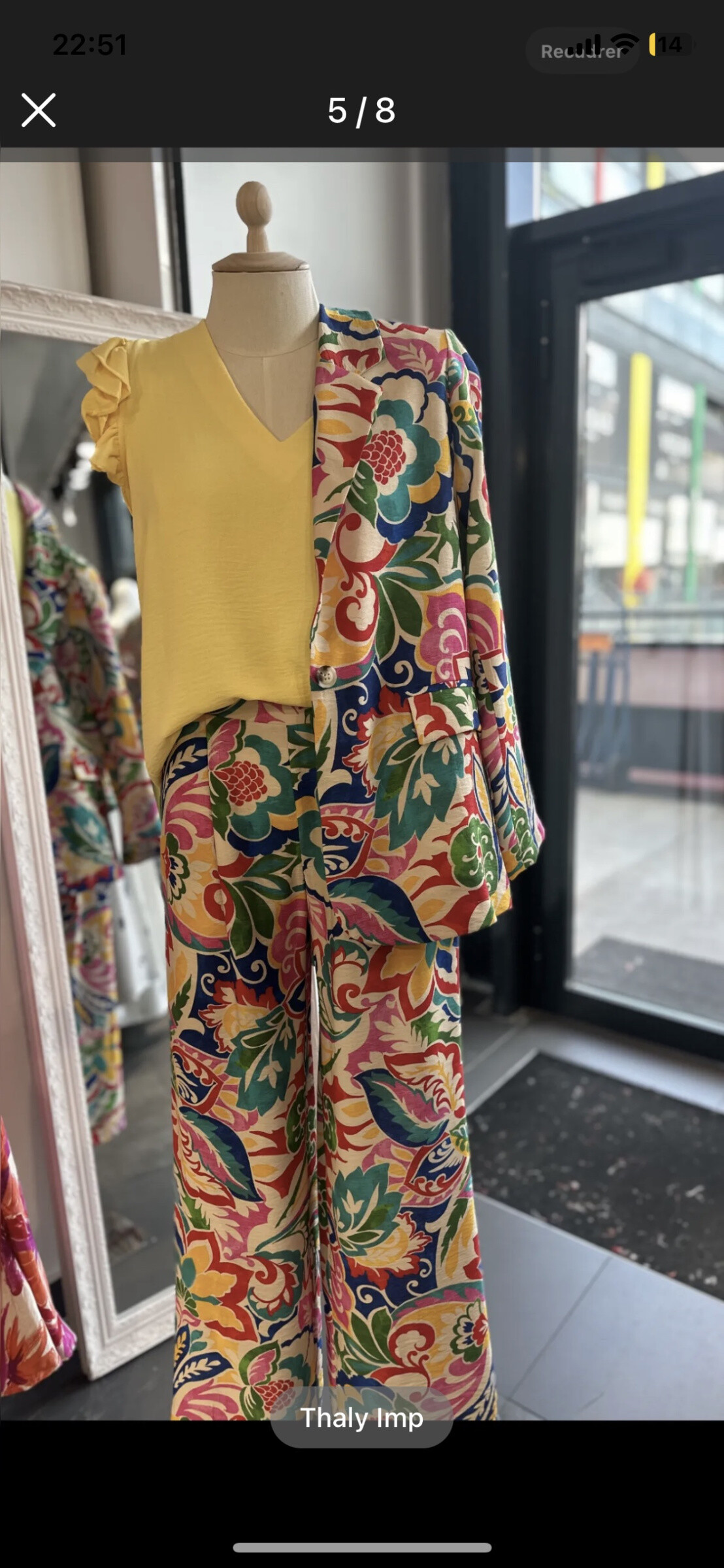 Bohemian Hosen - Blumen - 2 - Großformat
