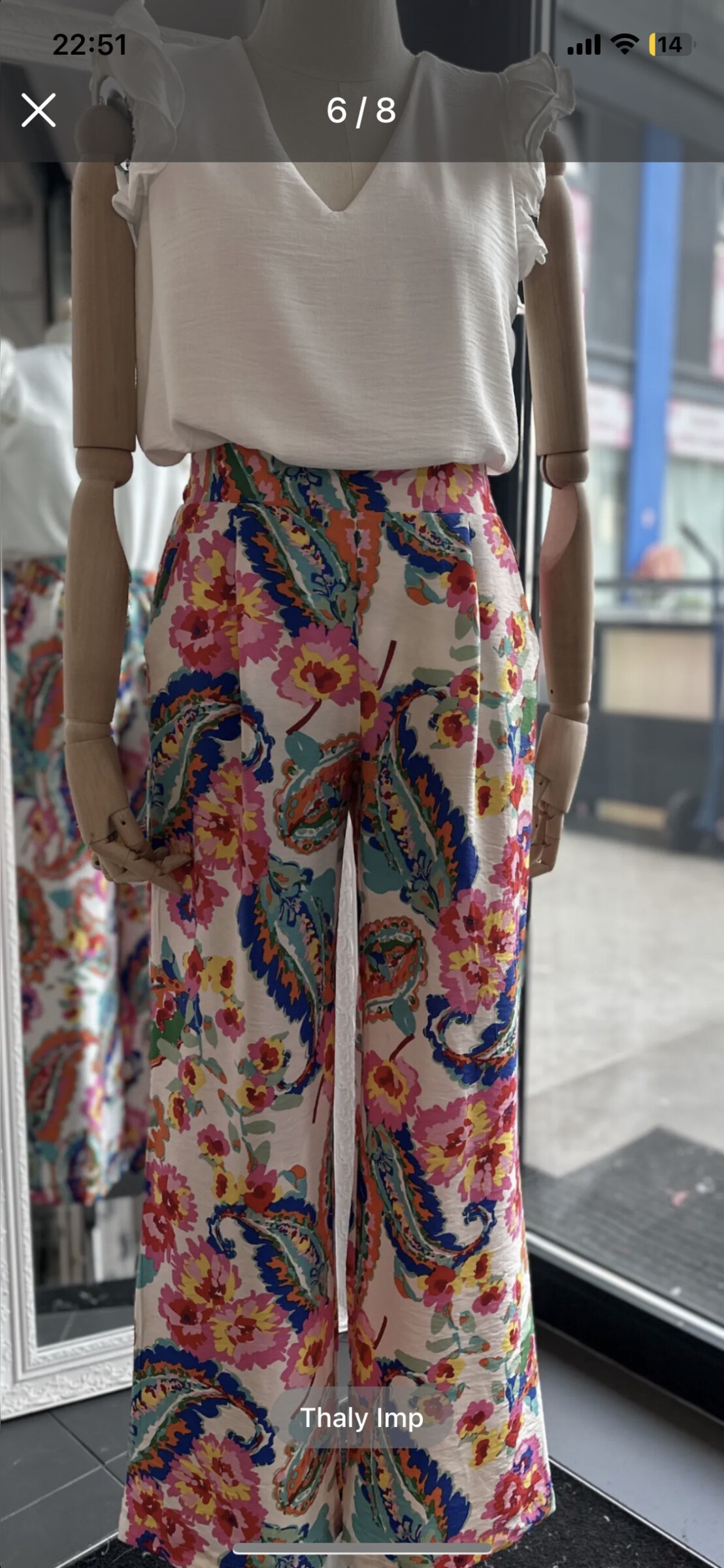 Bohemian Hosen - Rosa - 2 - Großformat