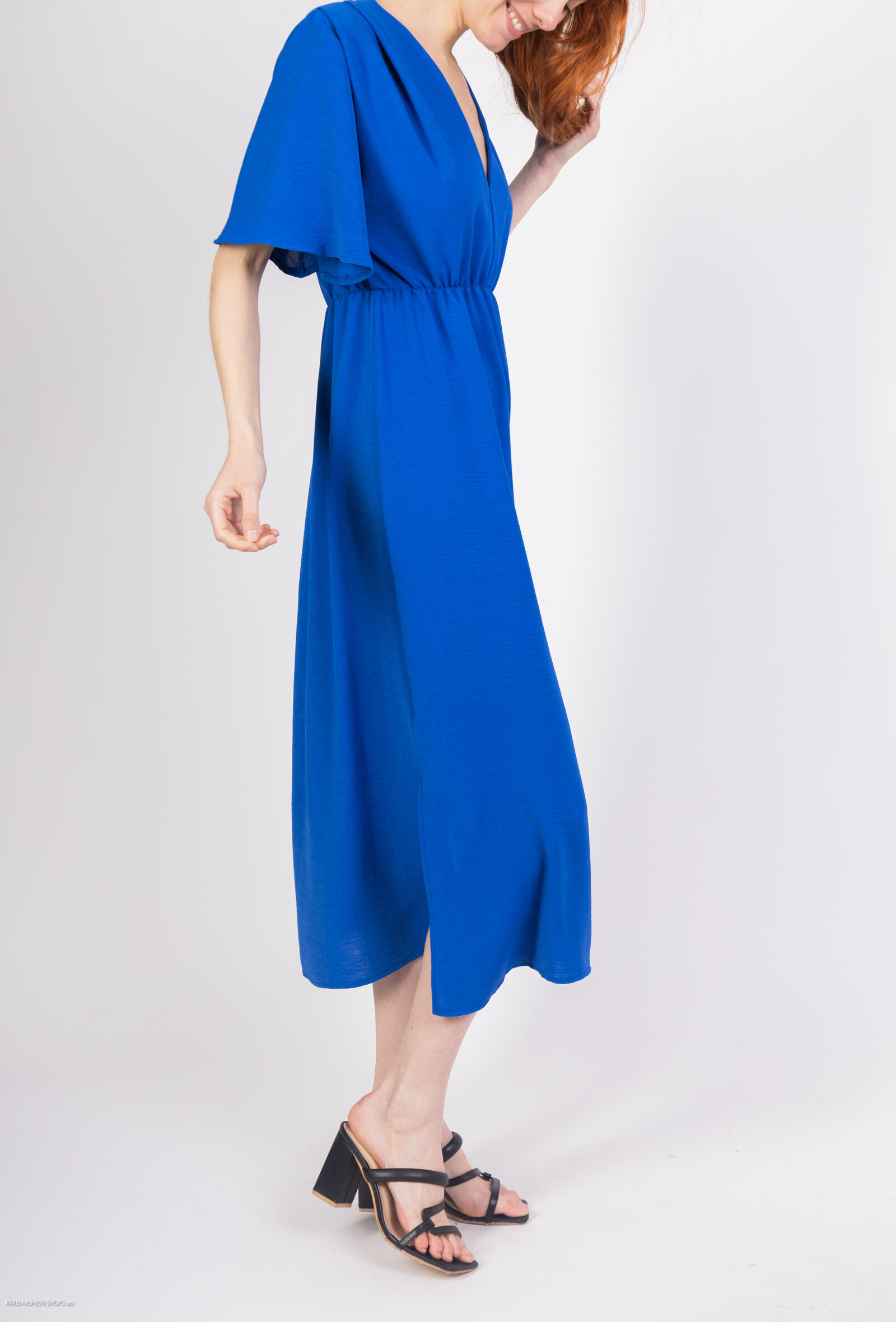 Dame Kleid - Königsblau - 3 - Großformat