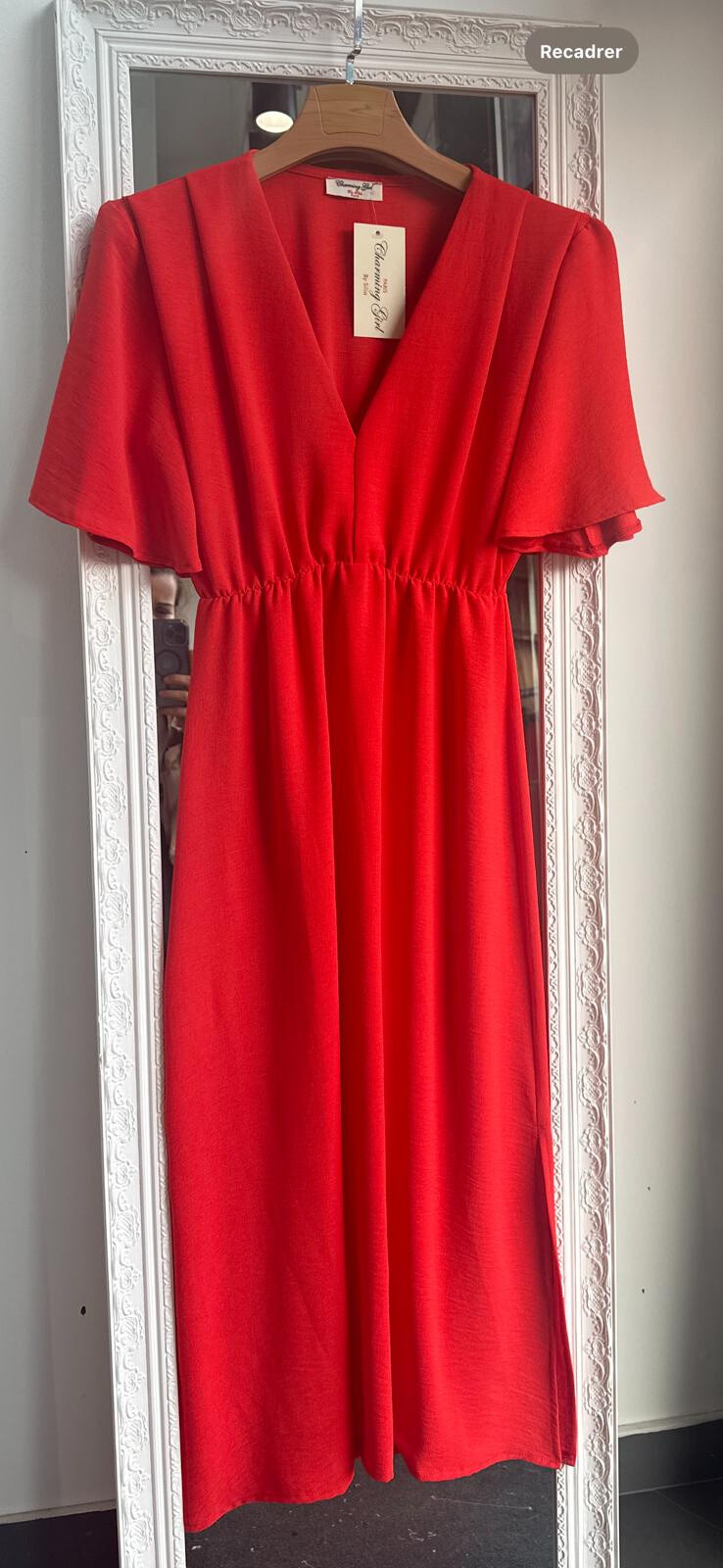 Dame Kleid - Rot - 1 - Großformat
