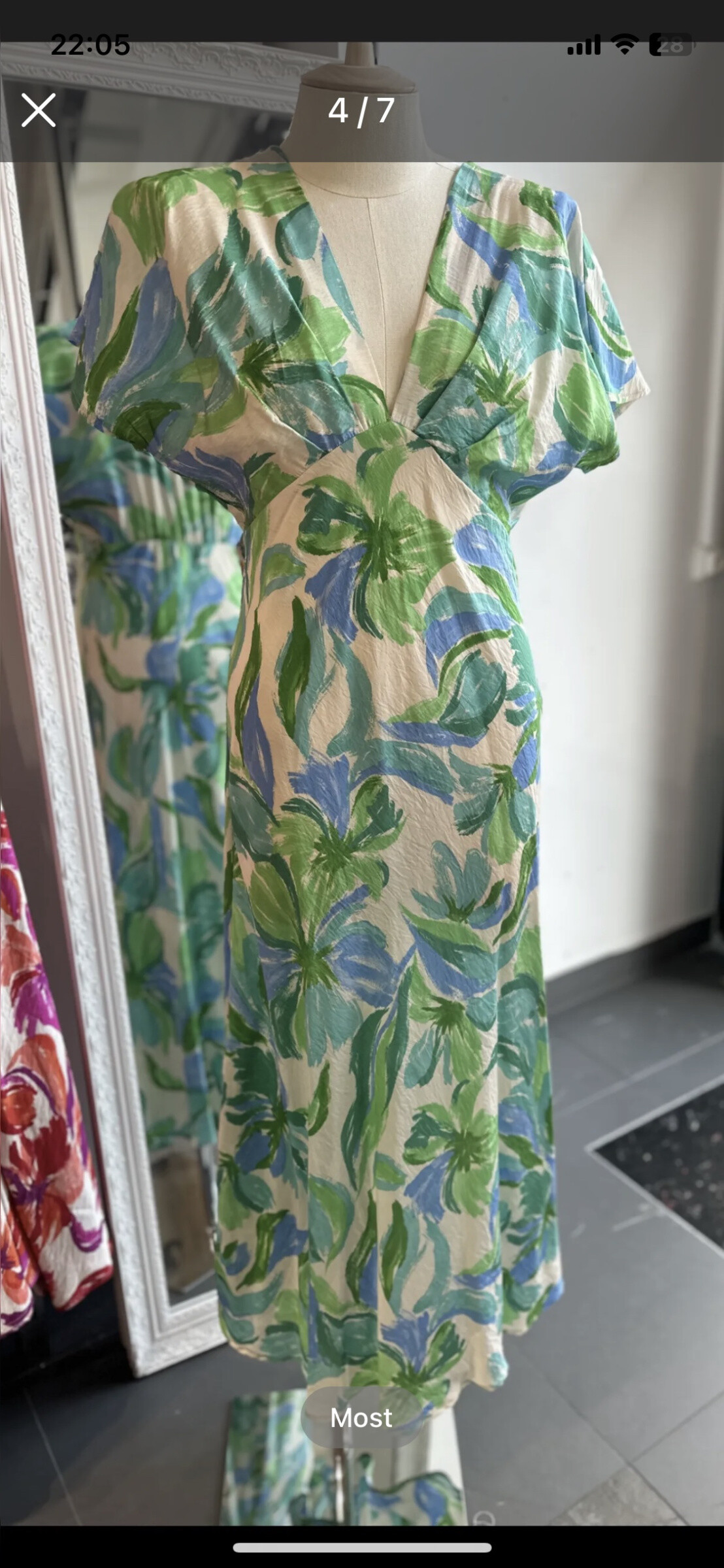 Robe Moost - Bleu - 3 - grand format