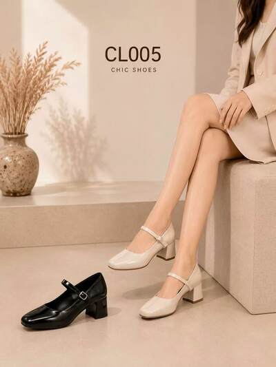 Grossiste CHC SHOES - CHC Mary-Jane Red Charm Grossiste CHC SHOES - CHC Mary-Jane Red Charm