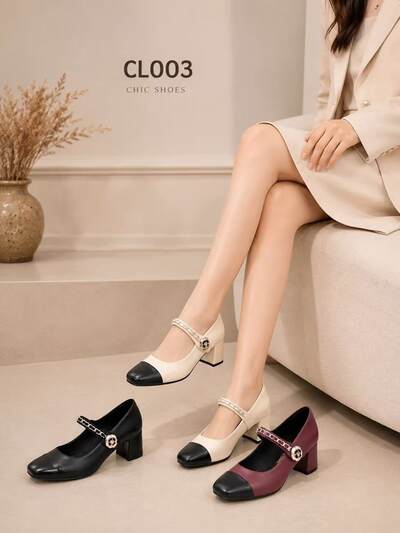 Grossiste CHC SHOES - CHC Chain Touch Mary Jane Grossiste CHC SHOES - CHC Chain Touch Mary Jane