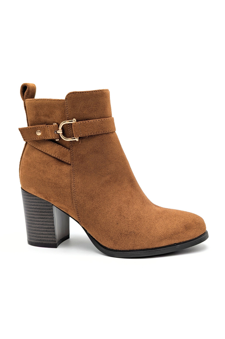 Wholesaler CHC SHOES - High heel ankle boot in synthetic suede