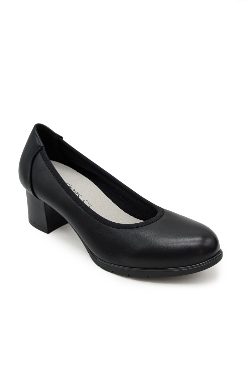 Wholesaler CHC SHOES - Classic round-toe pumps in faux leather