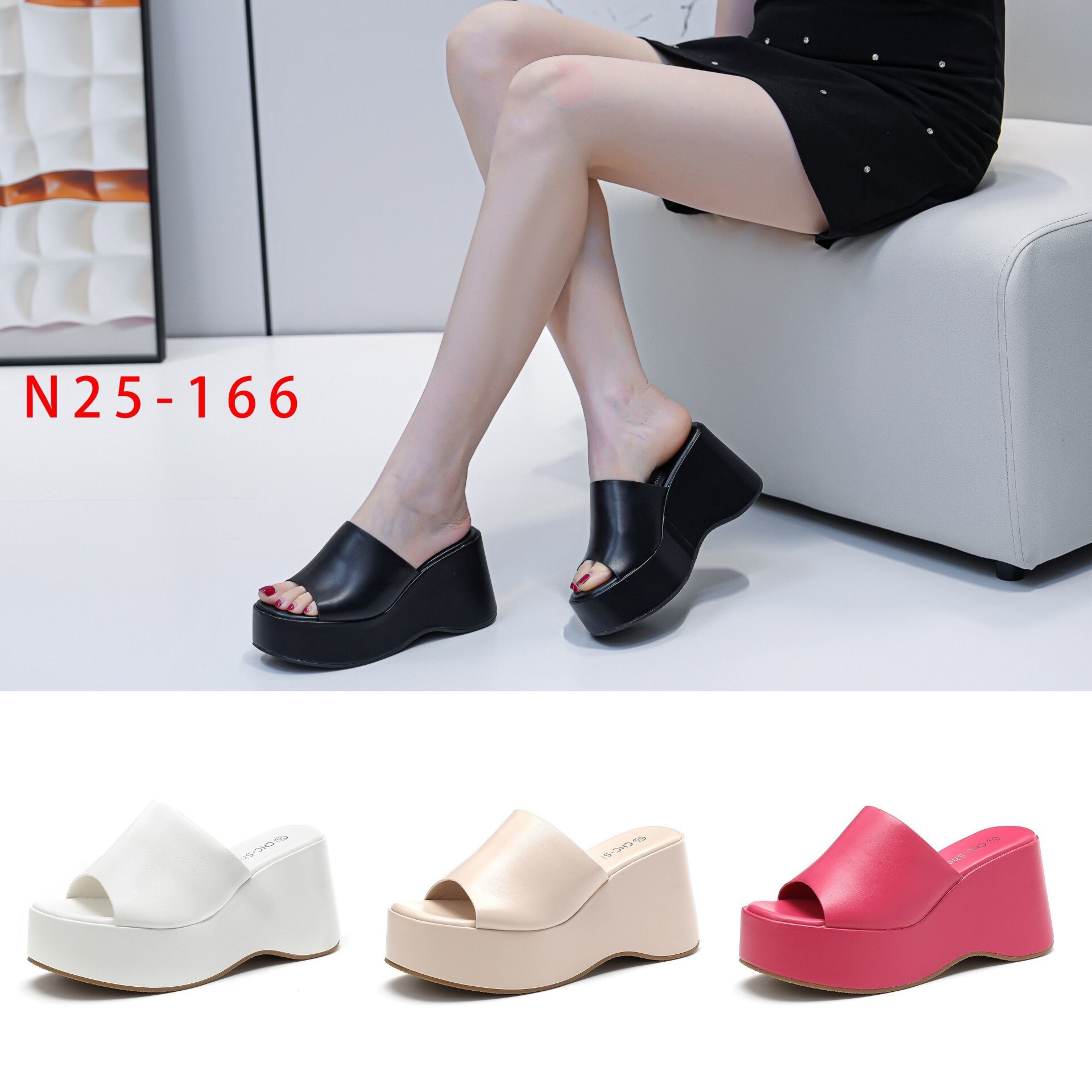Wholesaler CHC SHOES - WEDGE MULE